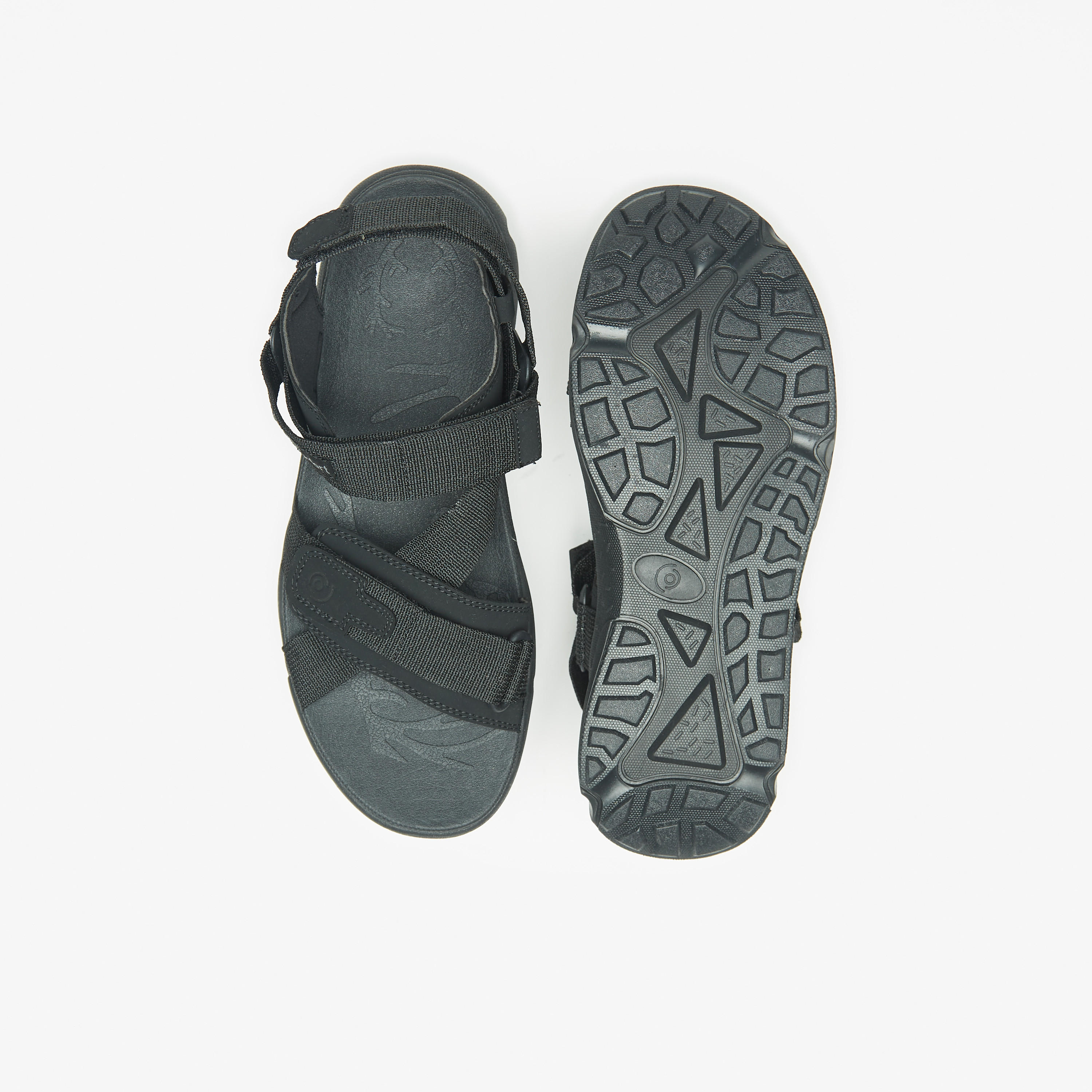 Le Confort Textured Comfort Floaters with Hook and Loop Closure-men-shoes-sandals-image-4