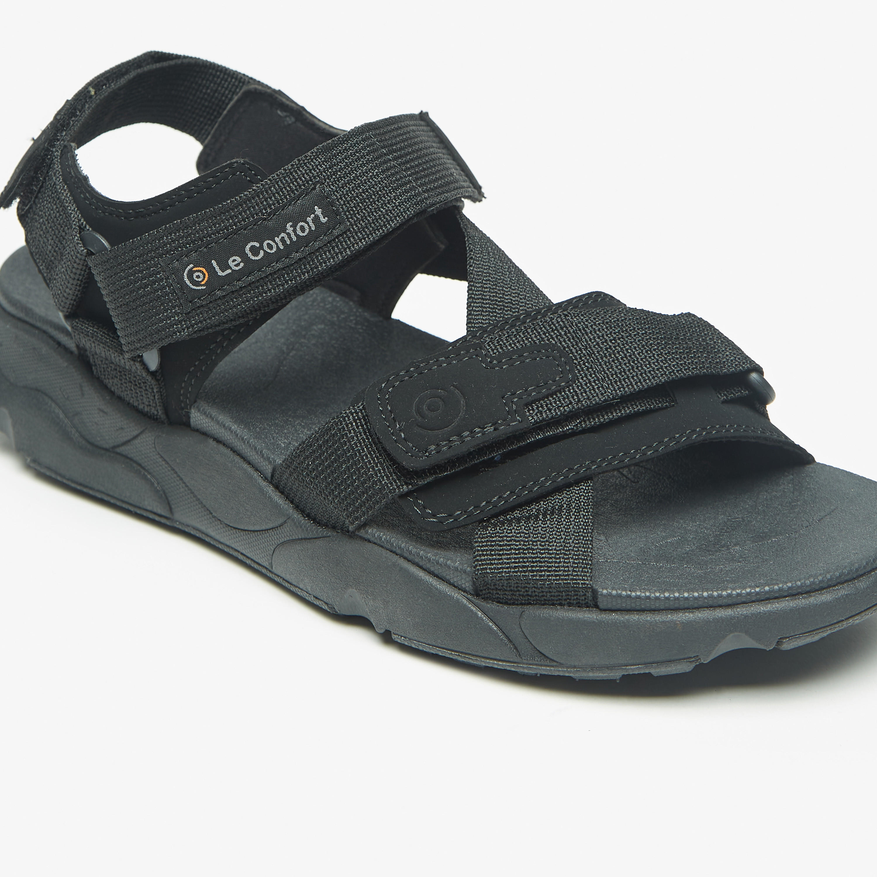 Le Confort Textured Comfort Floaters with Hook and Loop Closure-men-shoes-sandals-image-5