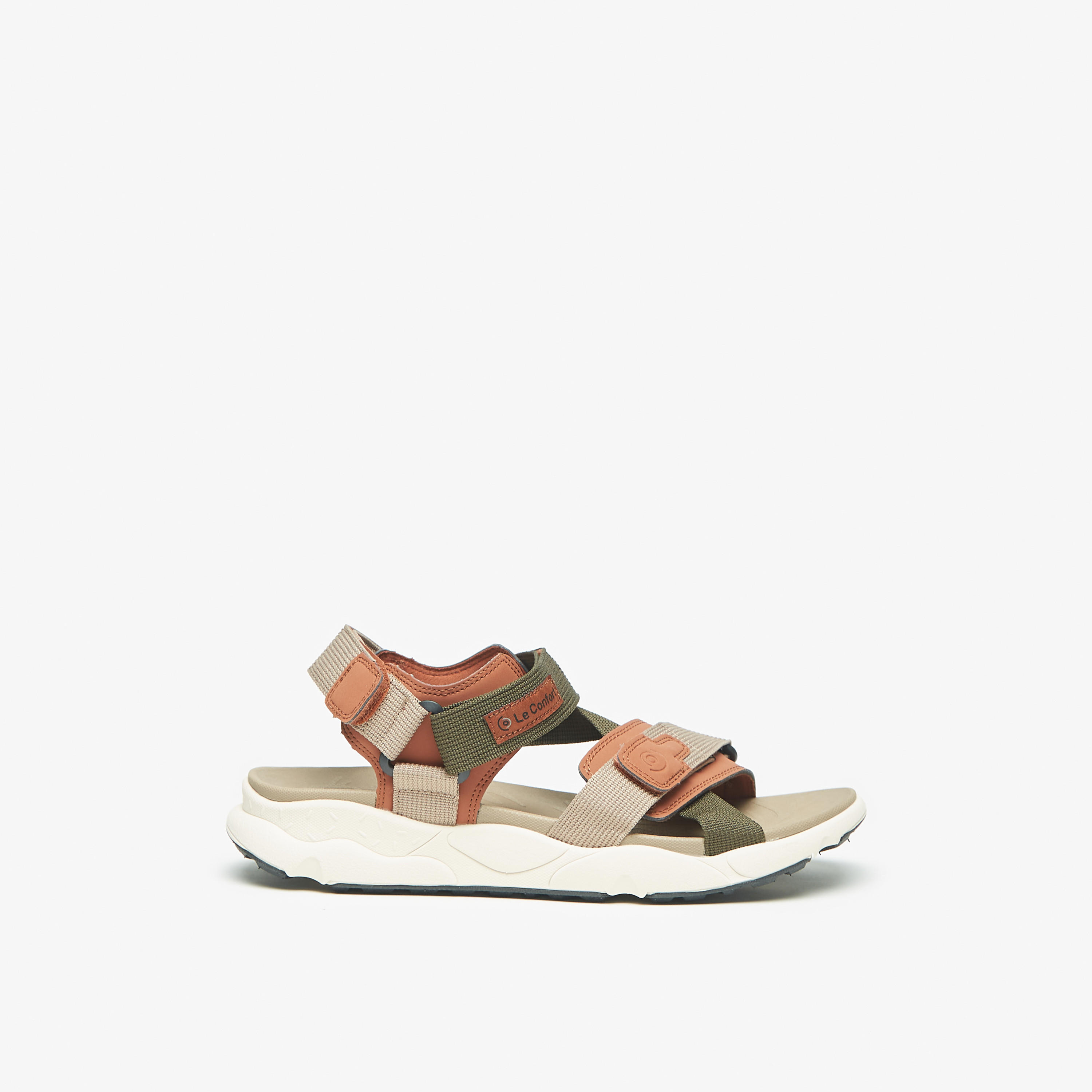 Le Confort Textured Comfort Floaters with Hook and Loop Closure-men-shoes-sandals-image-3
