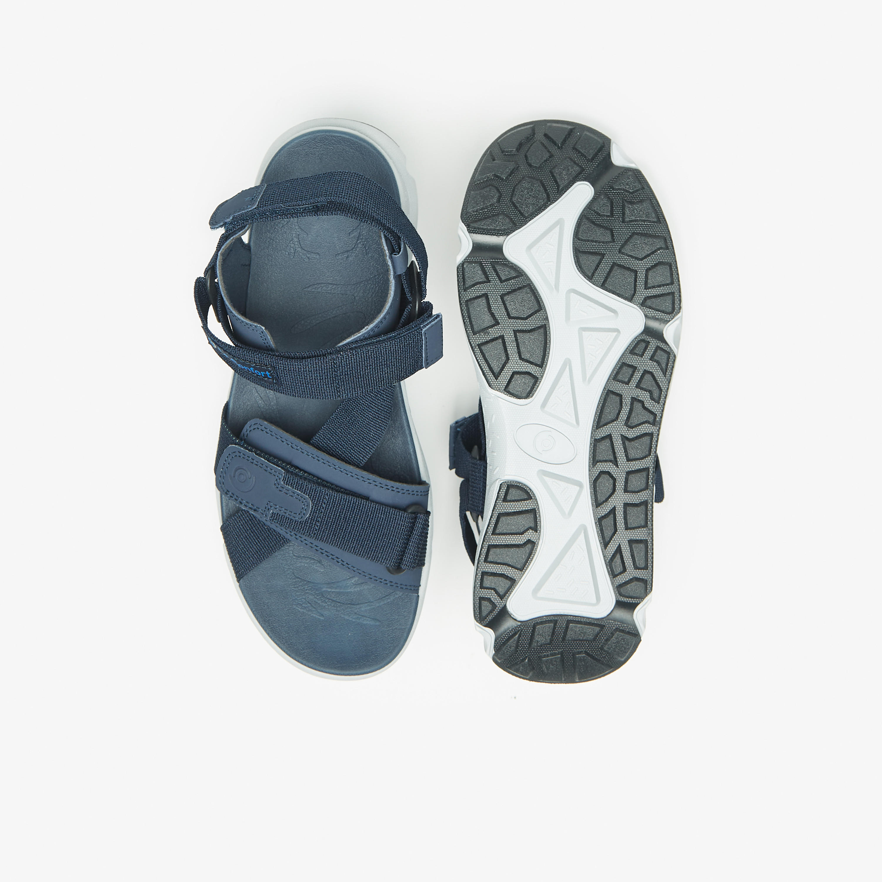 صندل خفيف مريح بارز الملمس بشريط إغلاق لاصق من  لوكونفورت-men-shoes-sandals-image-4