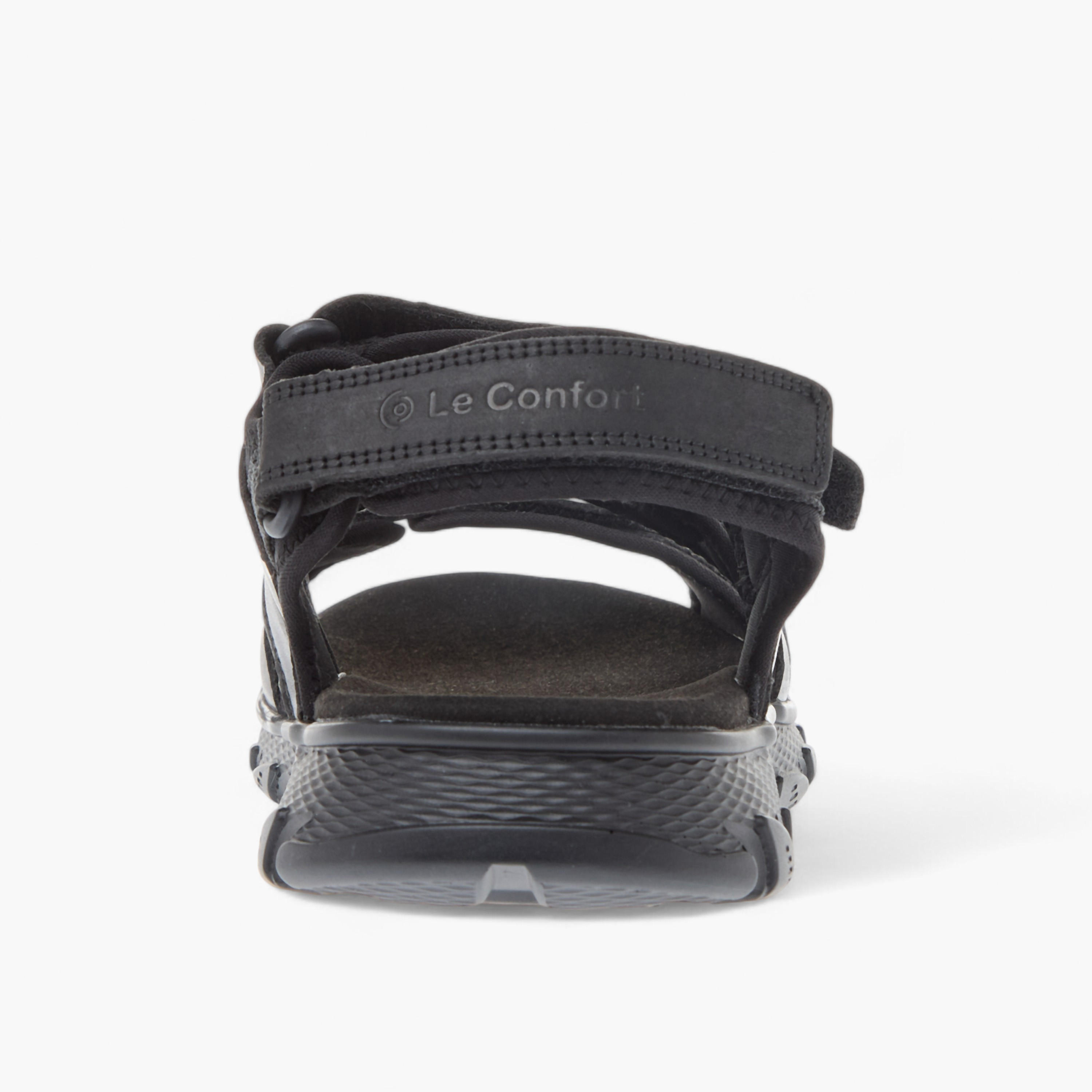 Le Confort Strappy Comfort Sandals with Hook and Loop Closure-men-shoes-sandals-image-4