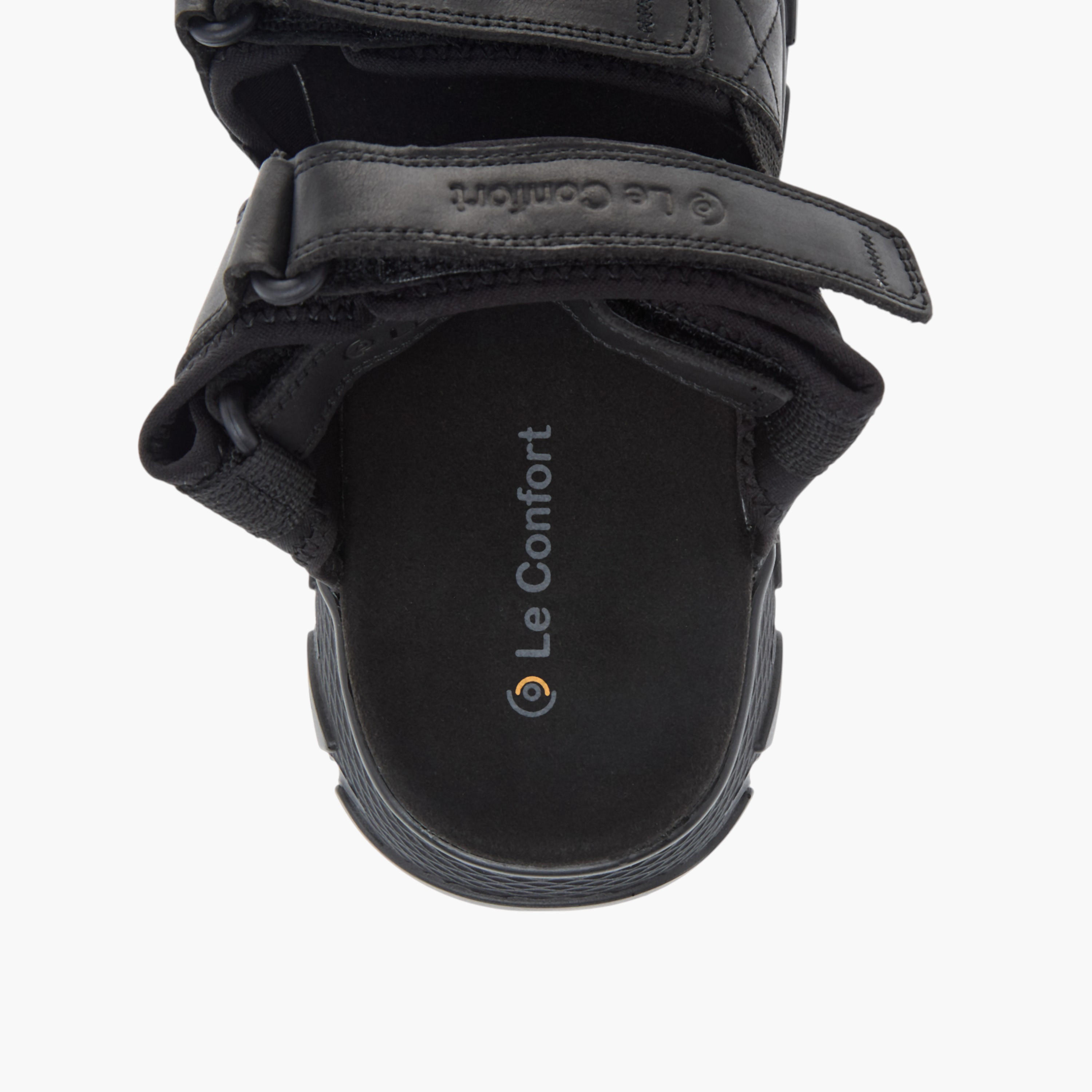 Le Confort Strappy Comfort Sandals with Hook and Loop Closure-men-shoes-sandals-image-5