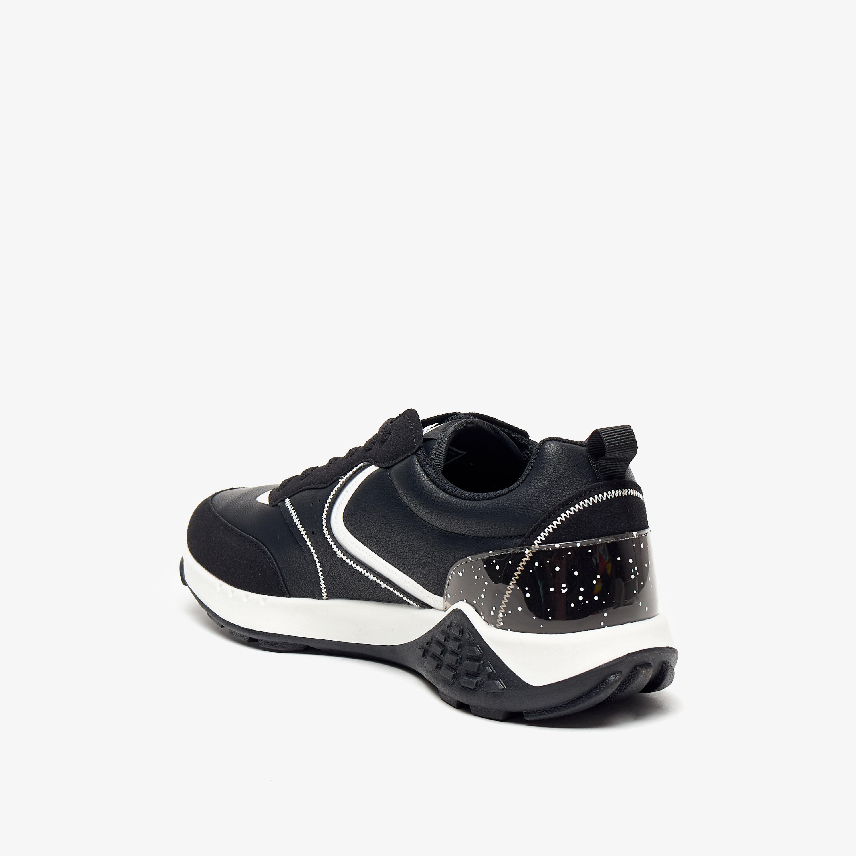 Lee Cooper Men's Colourblock Sneakers with Lace-Up Closure-men-shoes-sneakers-image-2