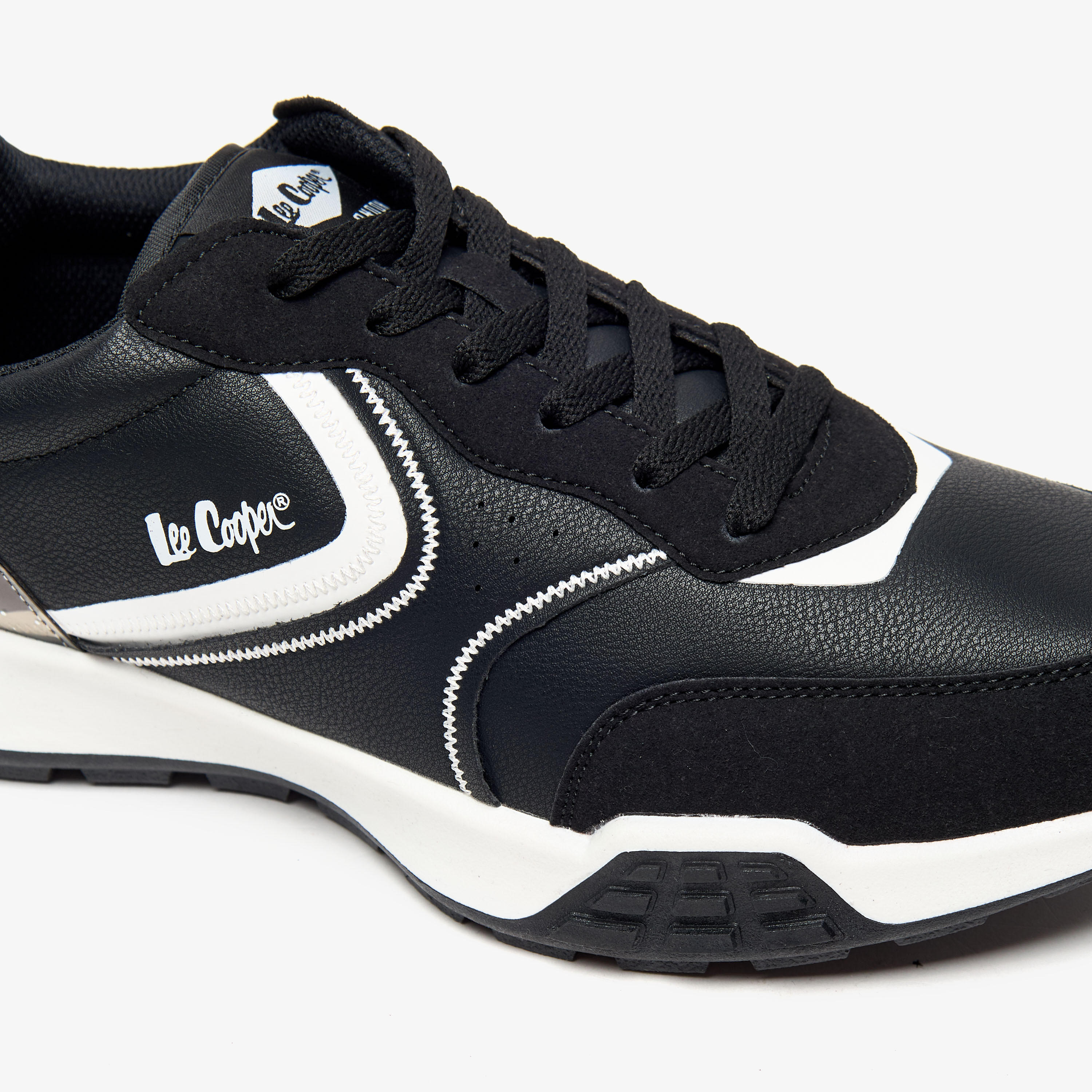 Lee Cooper Men's Colourblock Sneakers with Lace-Up Closure-men-shoes-sneakers-image-5