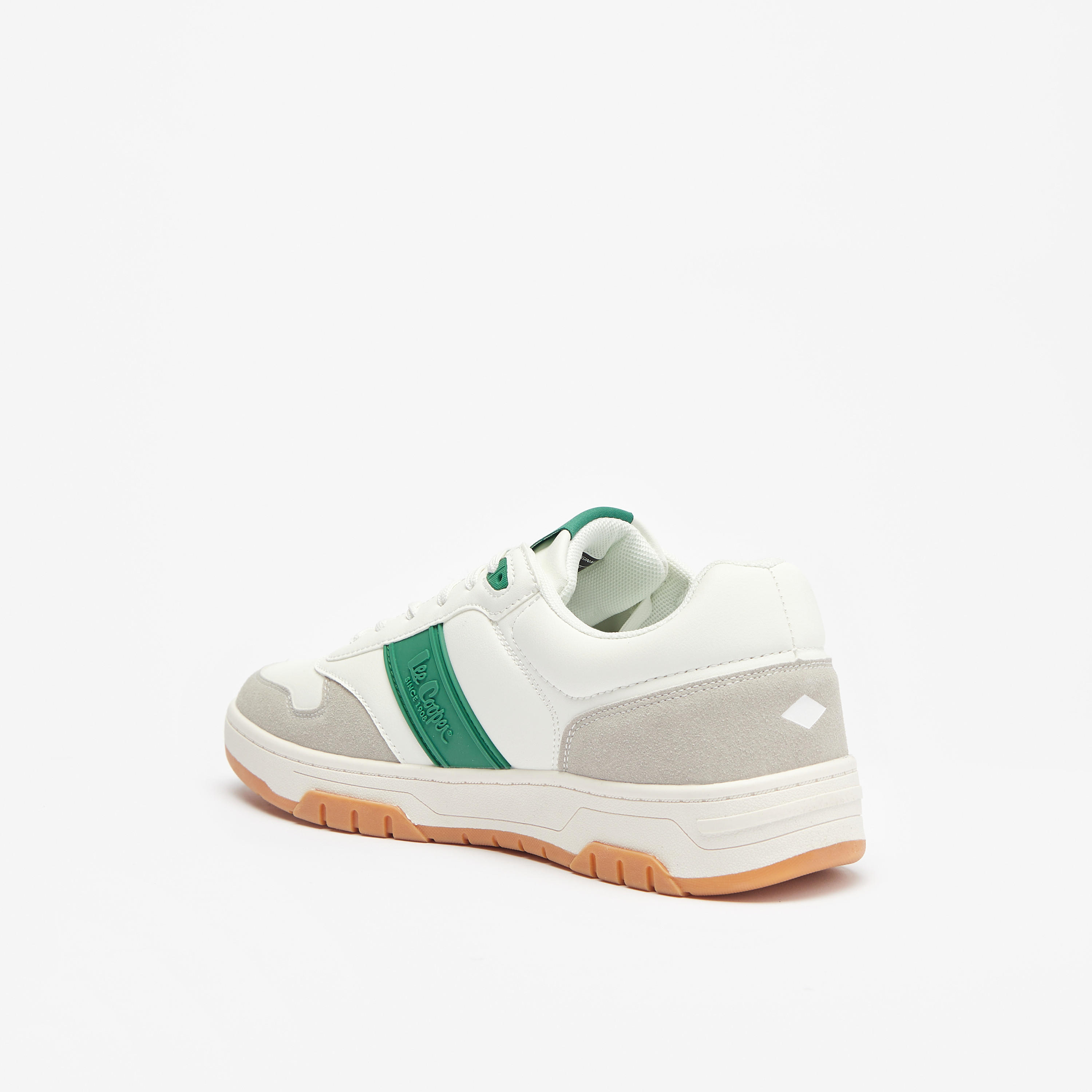 Lee Cooper Men's Panelled Sneakers with Lace-Up Closure-men-shoes-sneakers-image-2