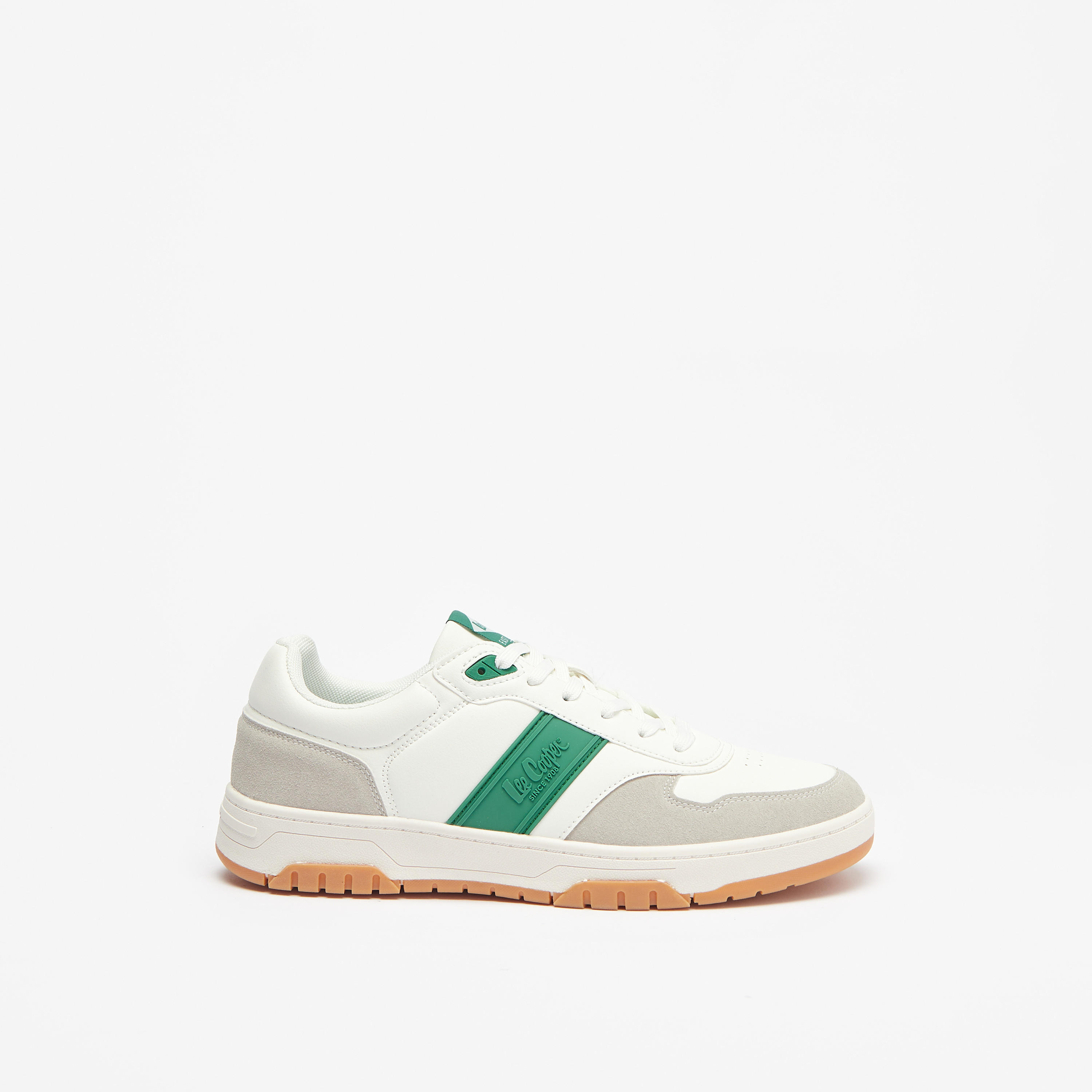Lee Cooper Men's Panelled Sneakers with Lace-Up Closure-men-shoes-sneakers-image-3