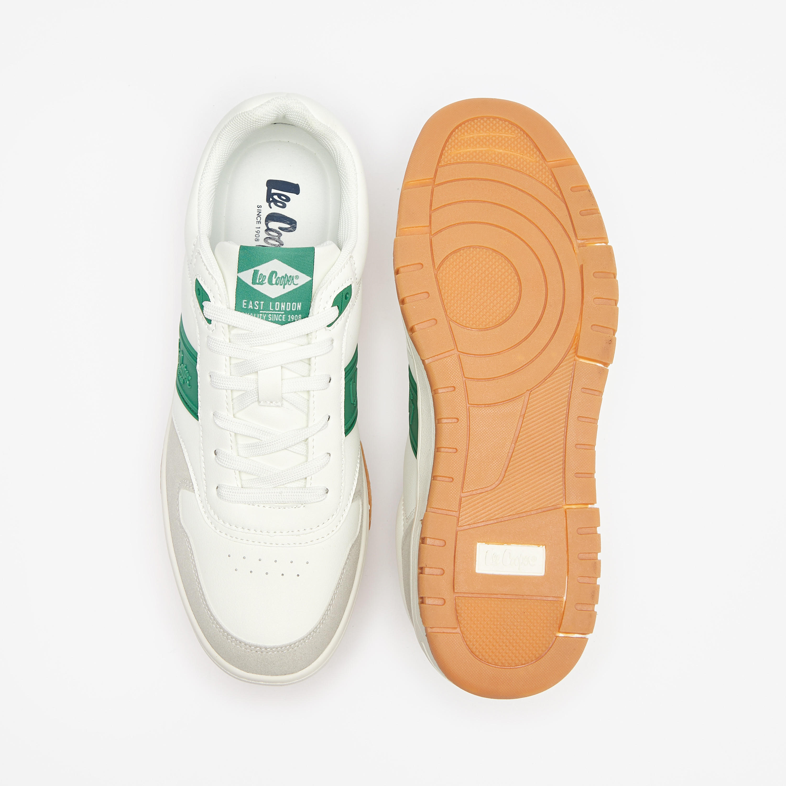 Lee Cooper Men's Panelled Sneakers with Lace-Up Closure-men-shoes-sneakers-image-4