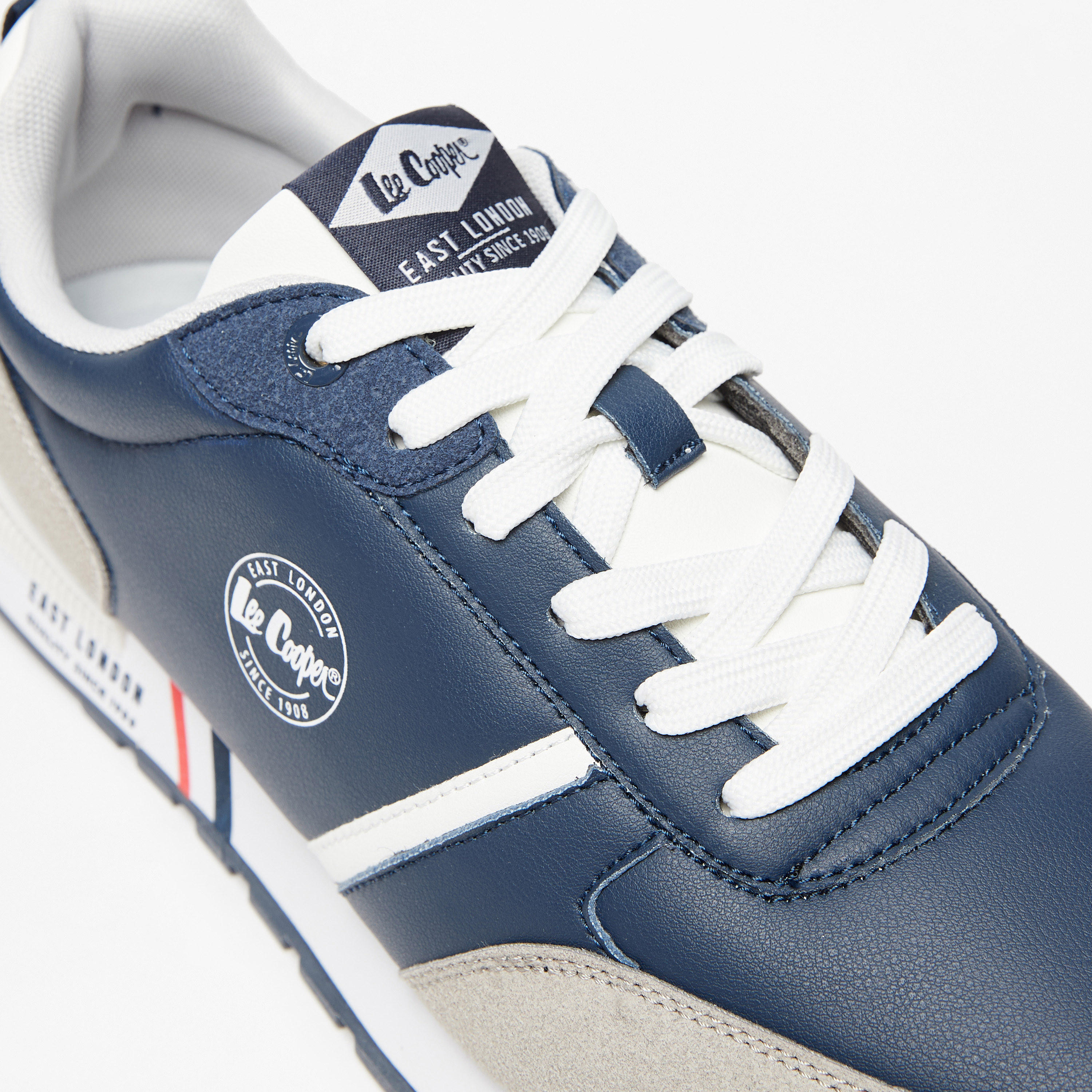Lee Cooper Men's Panelled Low Ankle Lace-Up Sneakers-men-shoes-sneakers-image-5