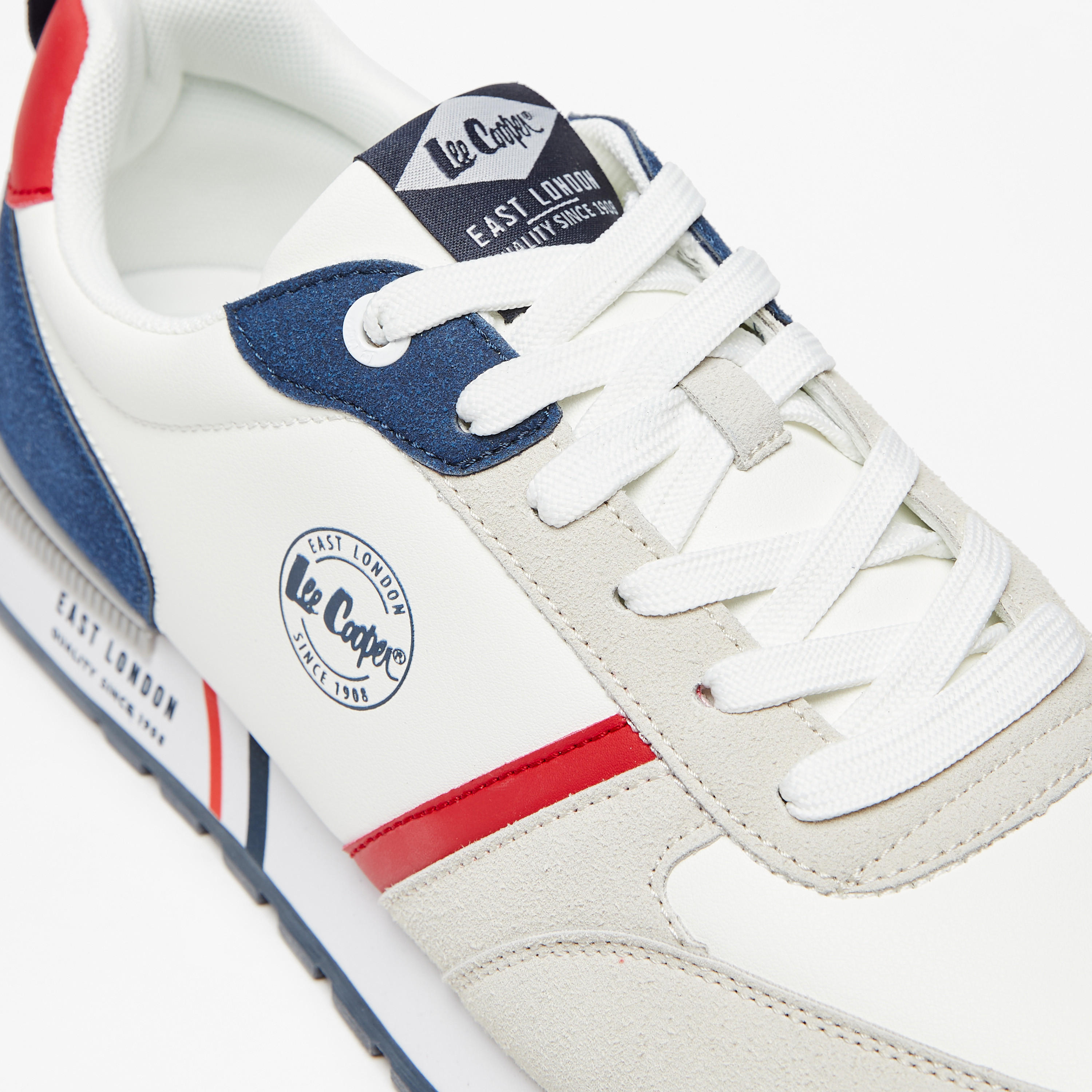 Lee Cooper Men's Panelled Low Ankle Lace-Up Sneakers-men-shoes-sneakers-image-5