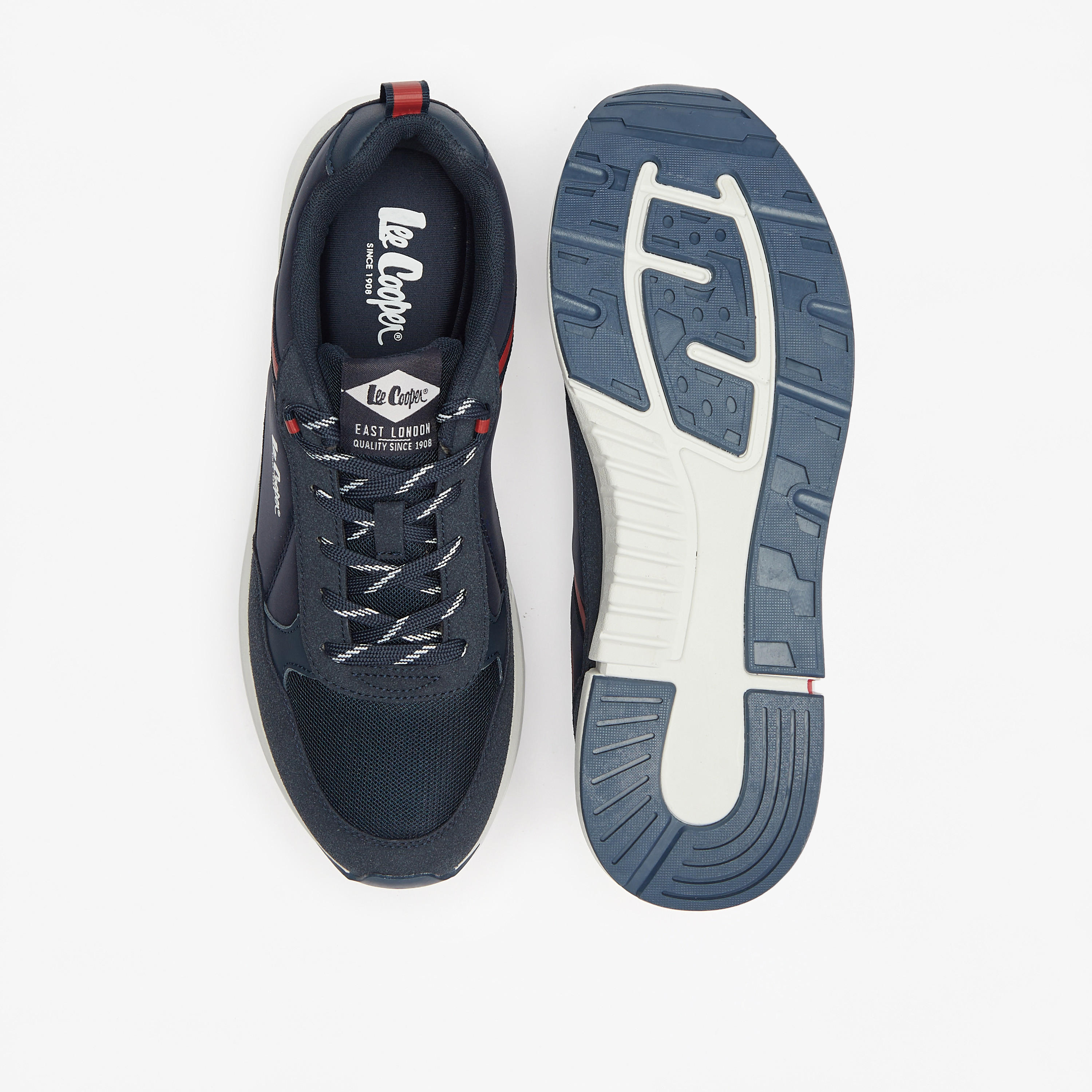 حذاء سنيكرز بألواح ورباط إغلاق للرجال من لي كوبر-men-shoes-sneakers-image-9