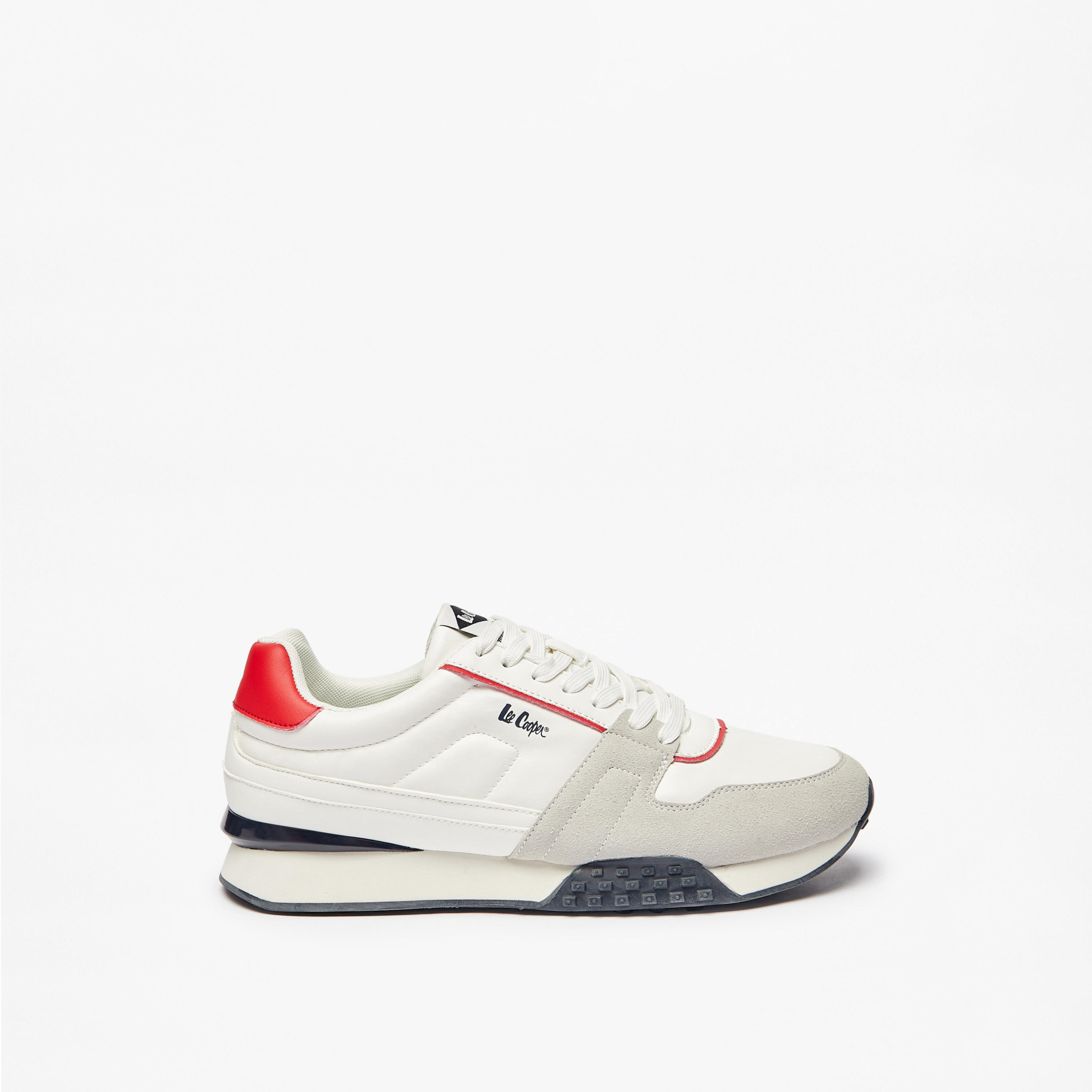 حذاء سنيكرز بتفاصيل شعار ورباط إغلاق للرجال من لي كوبر-men-shoes-sneakers-image-8