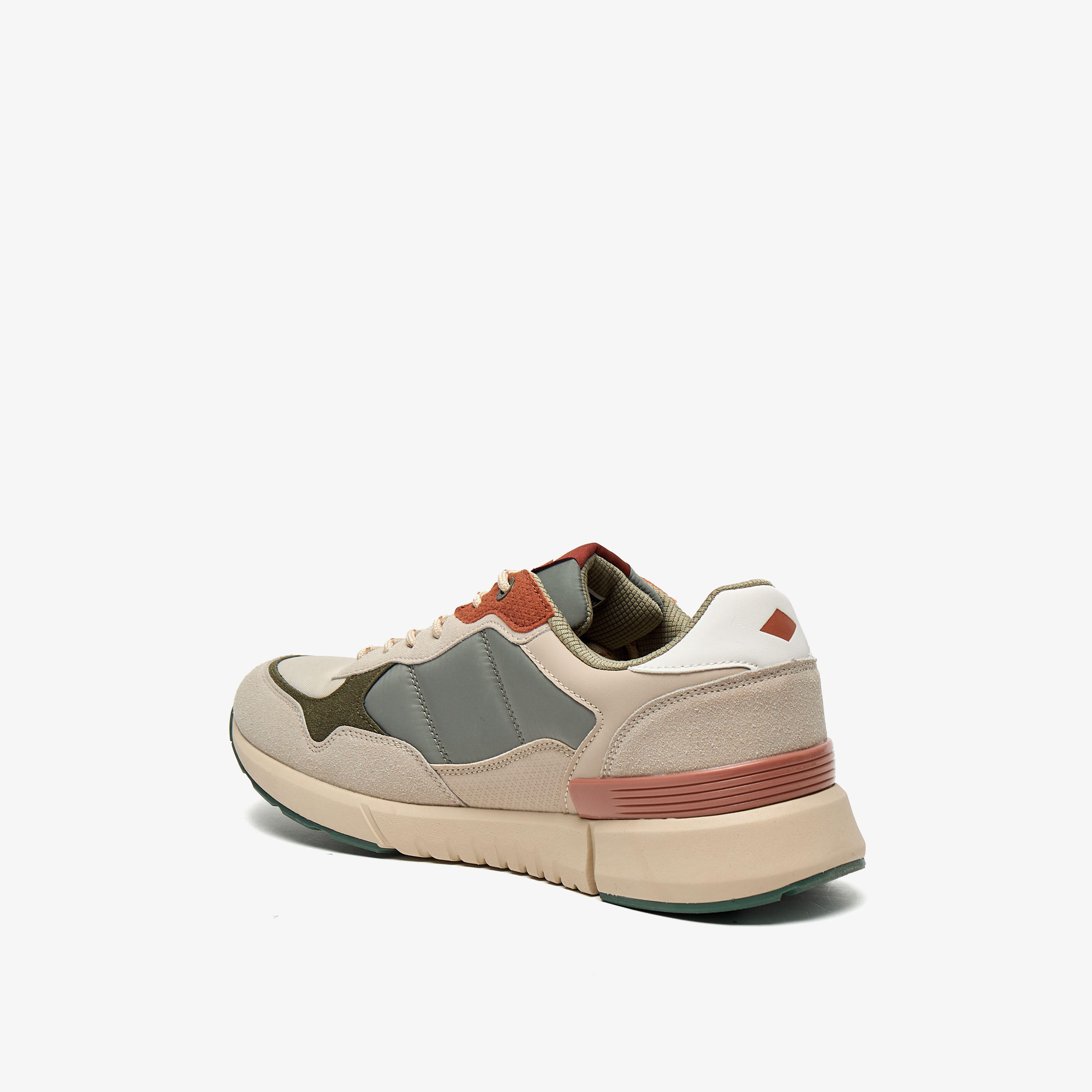 Lee Cooper Men's Colourblock Sneakers with Lace-Up Closure-men-shoes-sneakers-image-2