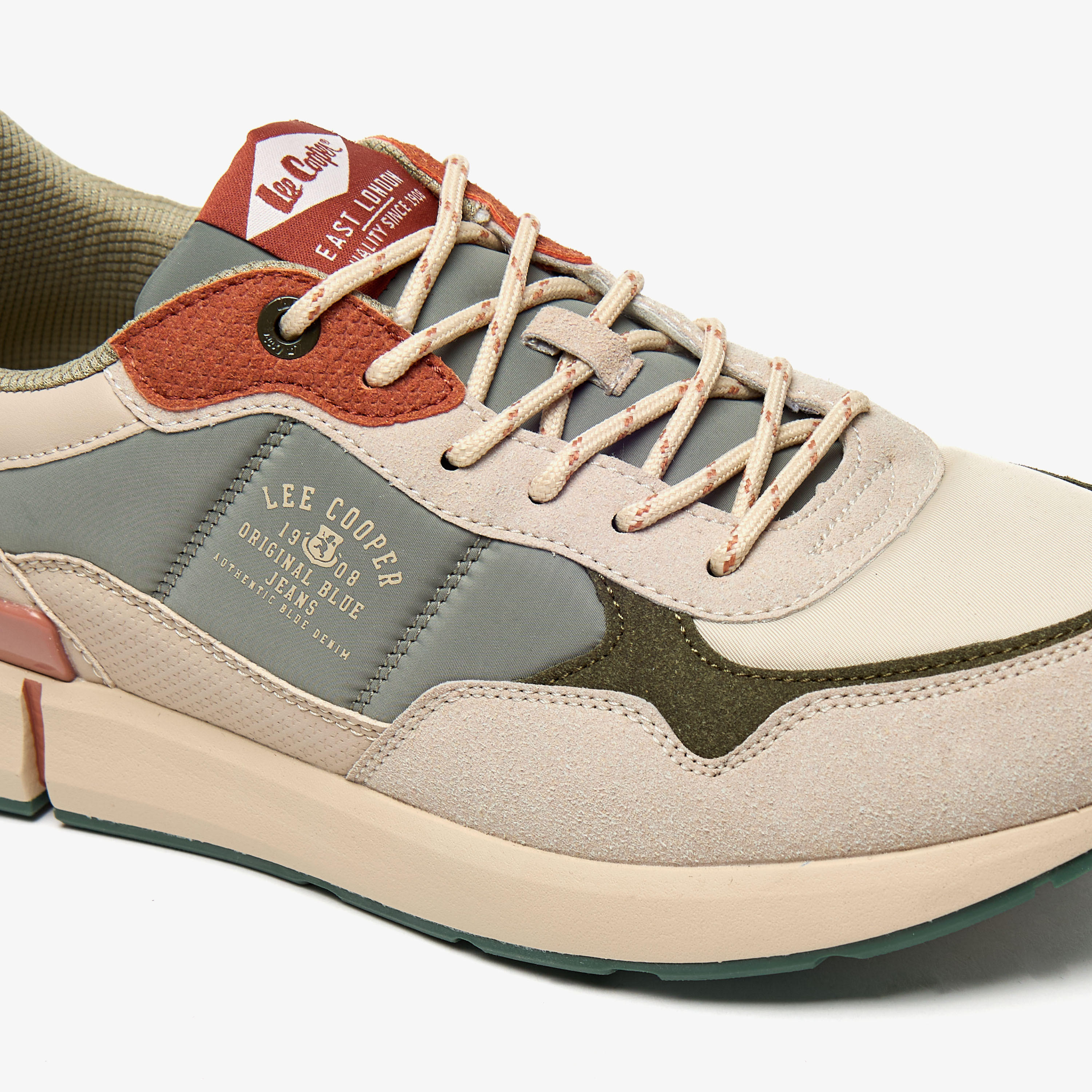 Lee Cooper Men's Colourblock Sneakers with Lace-Up Closure-men-shoes-sneakers-image-5