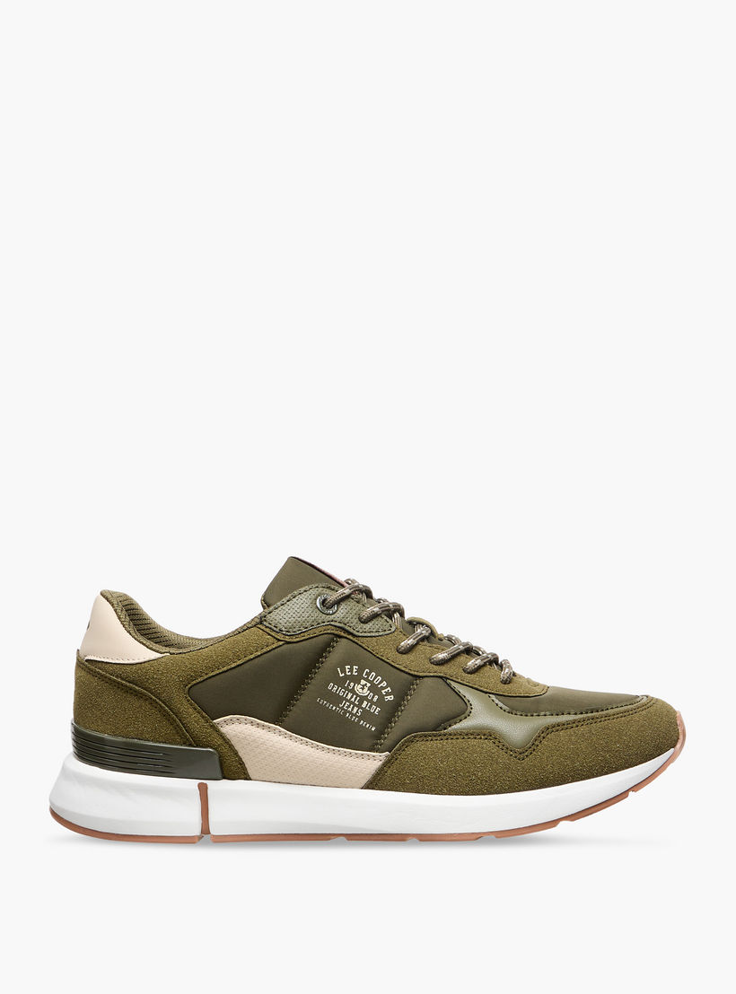Lee Cooper Men's Colourblock Sneakers with Lace-Up Closure-men-shoes-sneakers-image-5