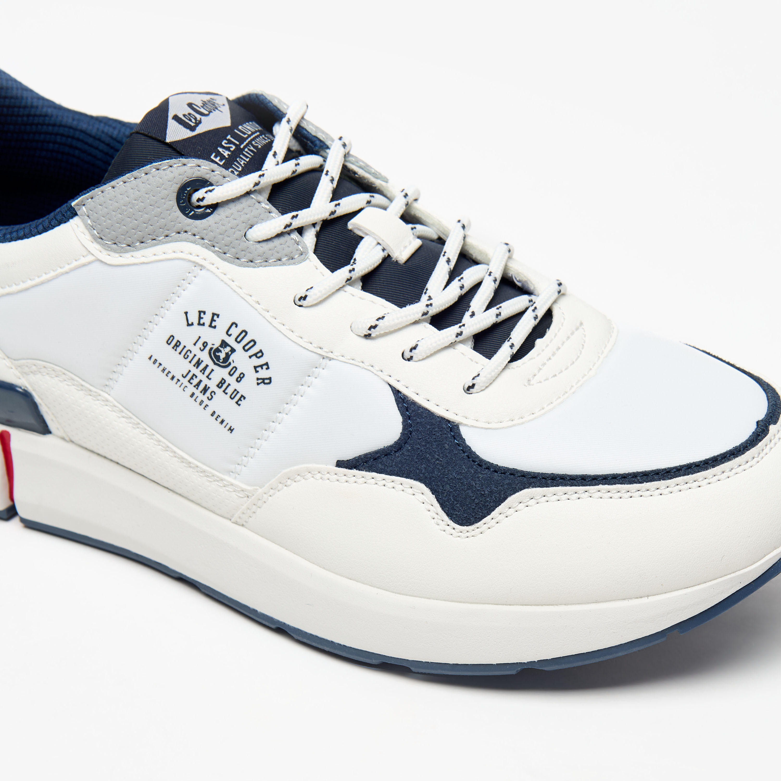 Lee Cooper Men's Colourblock Sneakers with Lace-Up Closure-men-shoes-sneakers-image-5
