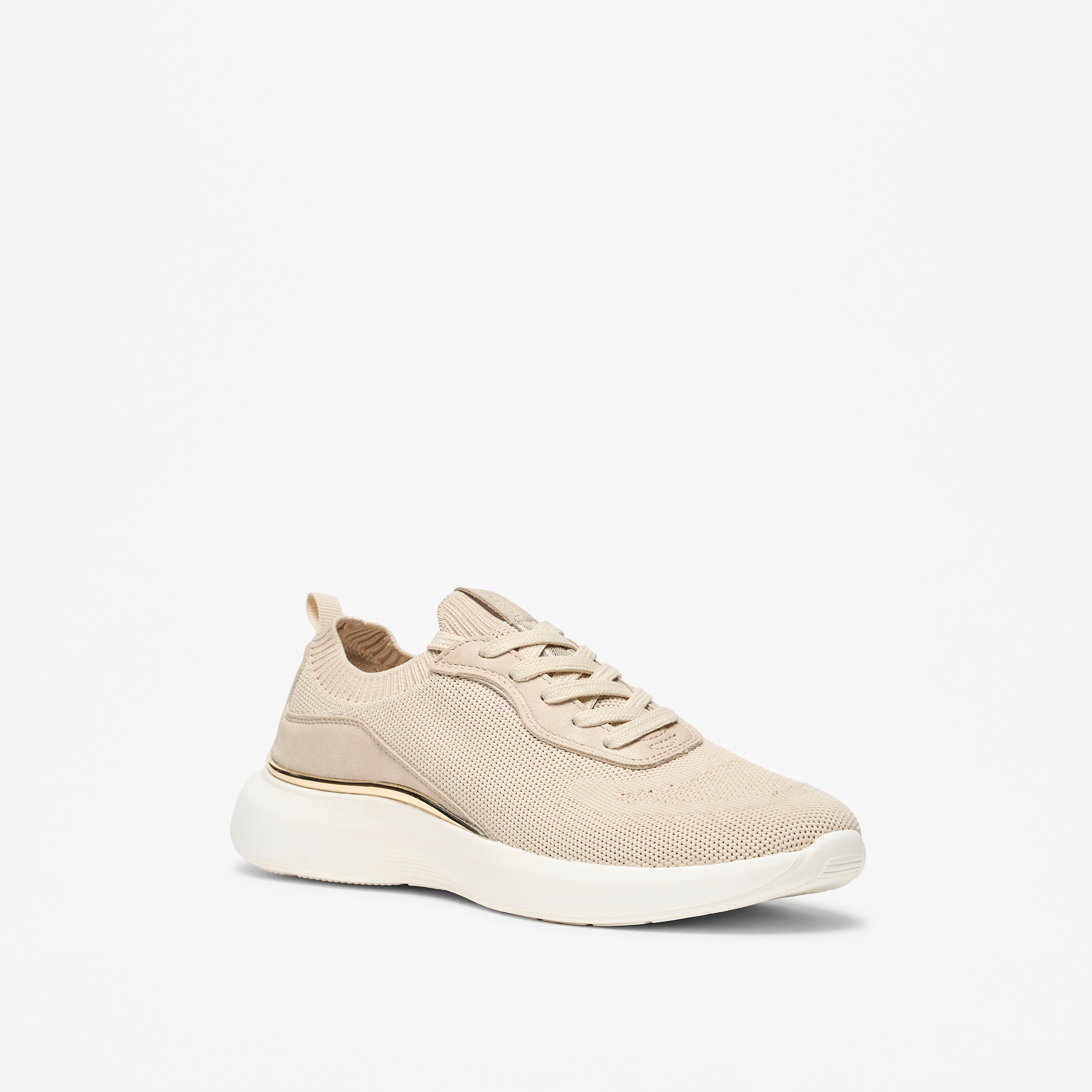 Celeste Women's Panelled Low Ankle Sneakers with Lace-Up Closure-women-shoes-sneakers-image-1