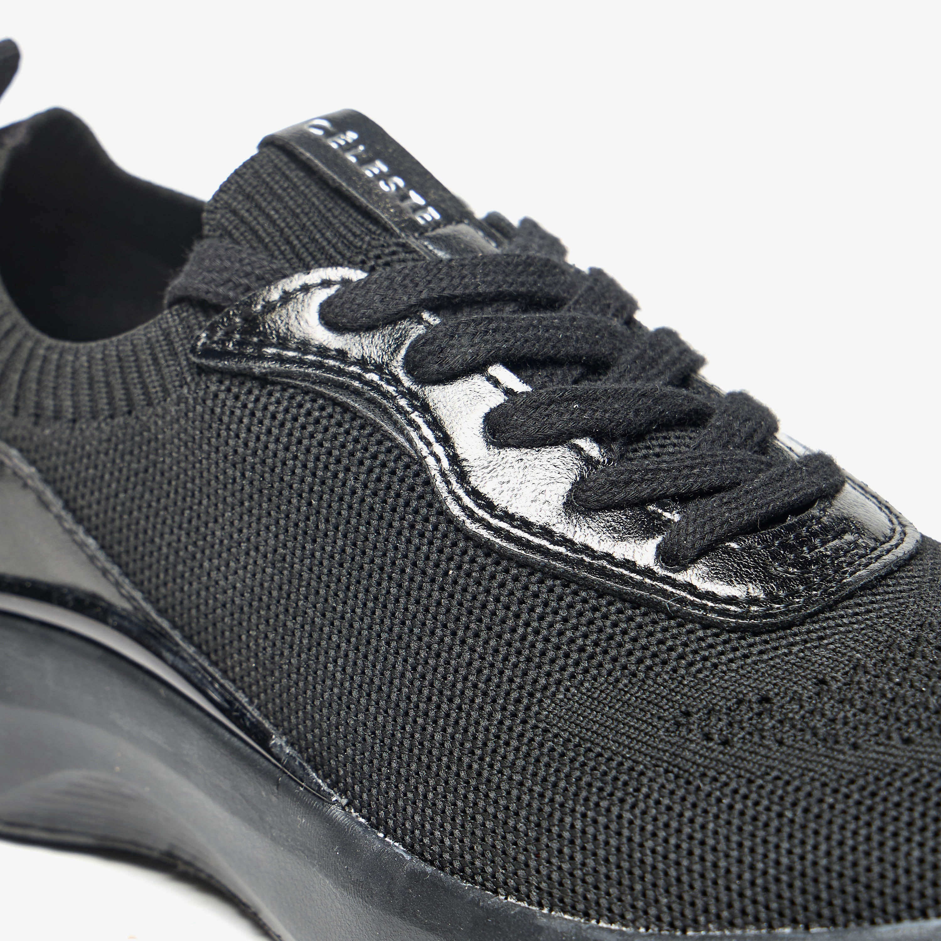 Celeste Women's Panelled Low Ankle Sneakers with Lace-Up Closure-women-shoes-sneakers-image-5