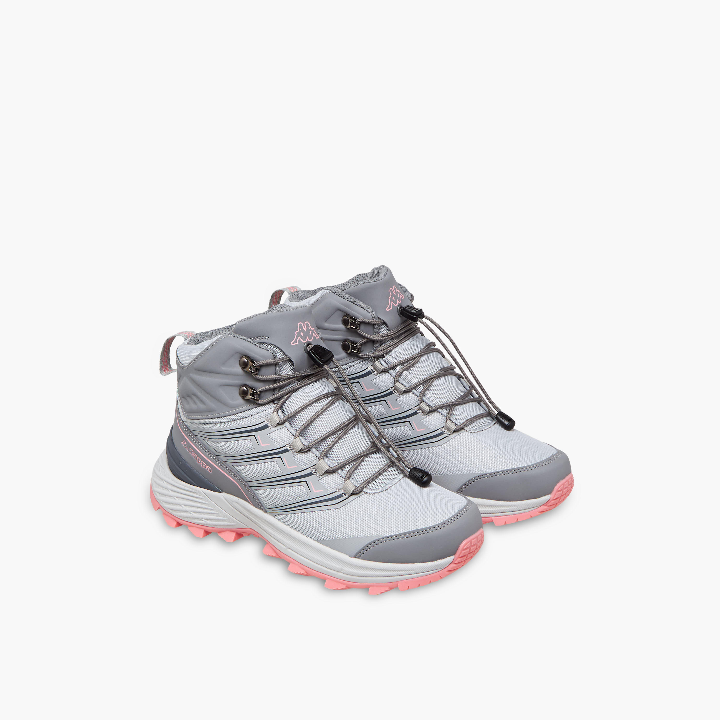 Kappa Women Lace-Up High Cut Sneakers-women-shoes-sports-image-1