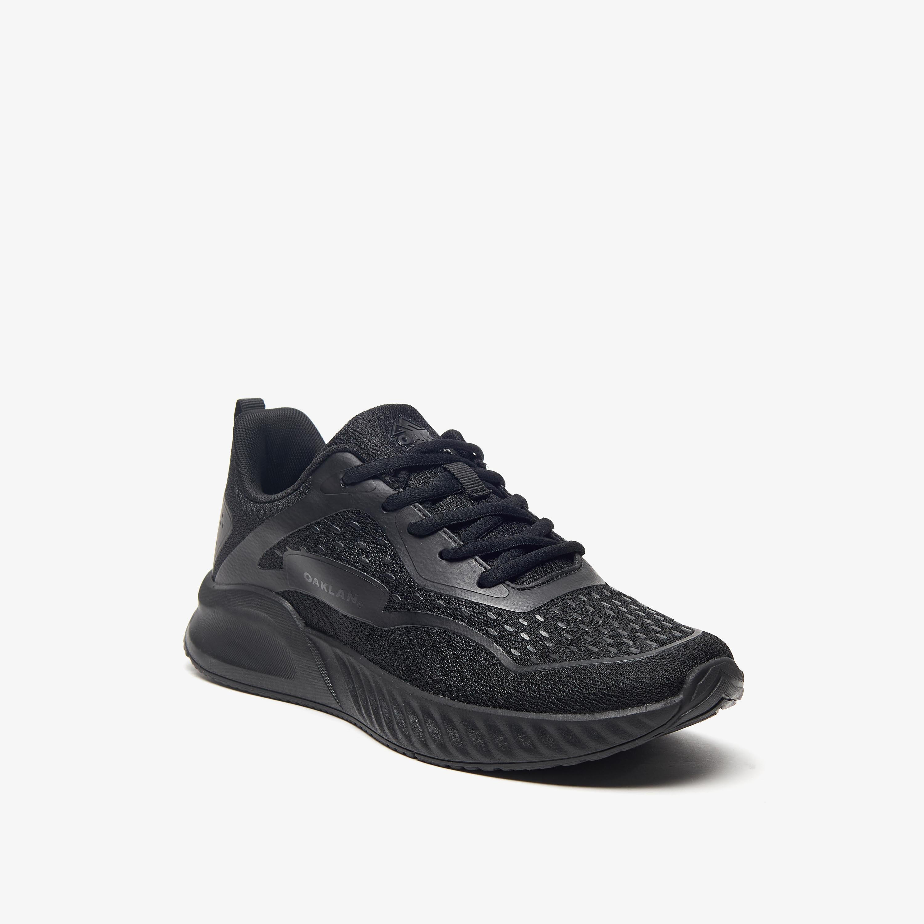 Oaklan by Shoexpress Panelled Walking Shoes with Lace-Up Closure-women-shoes-sneakers-image-1