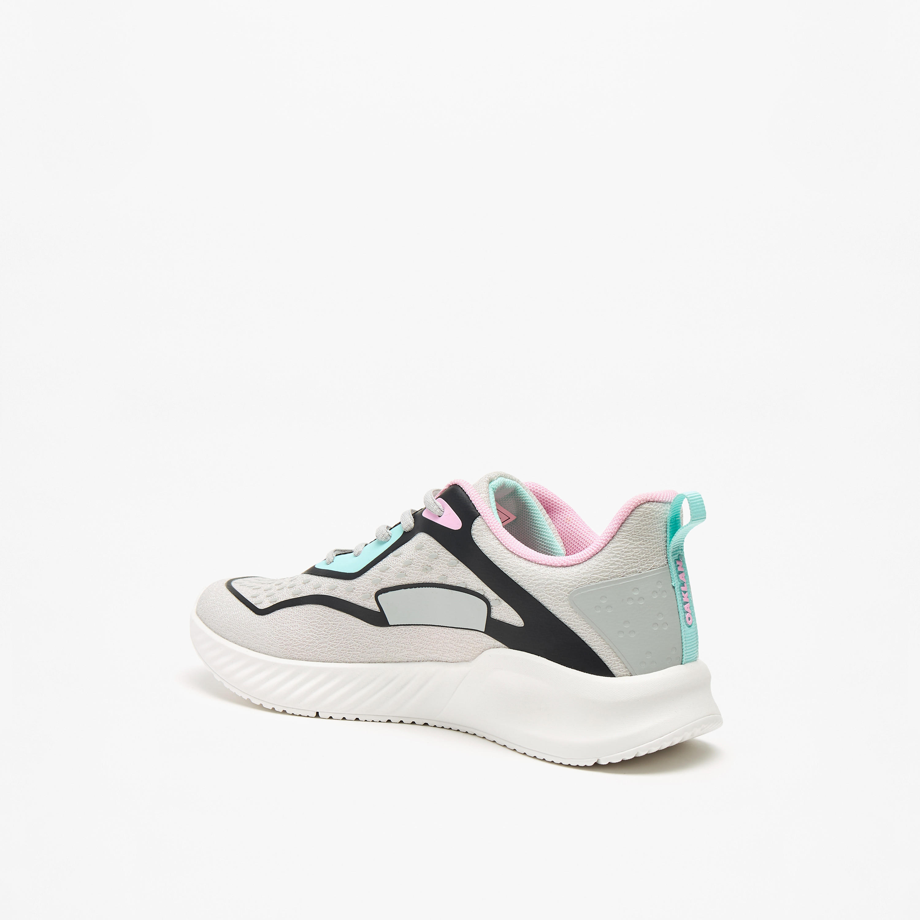 Oaklan by Shoexpress Panelled Walking Shoes with Lace-Up Closure-women-shoes-sneakers-image-22