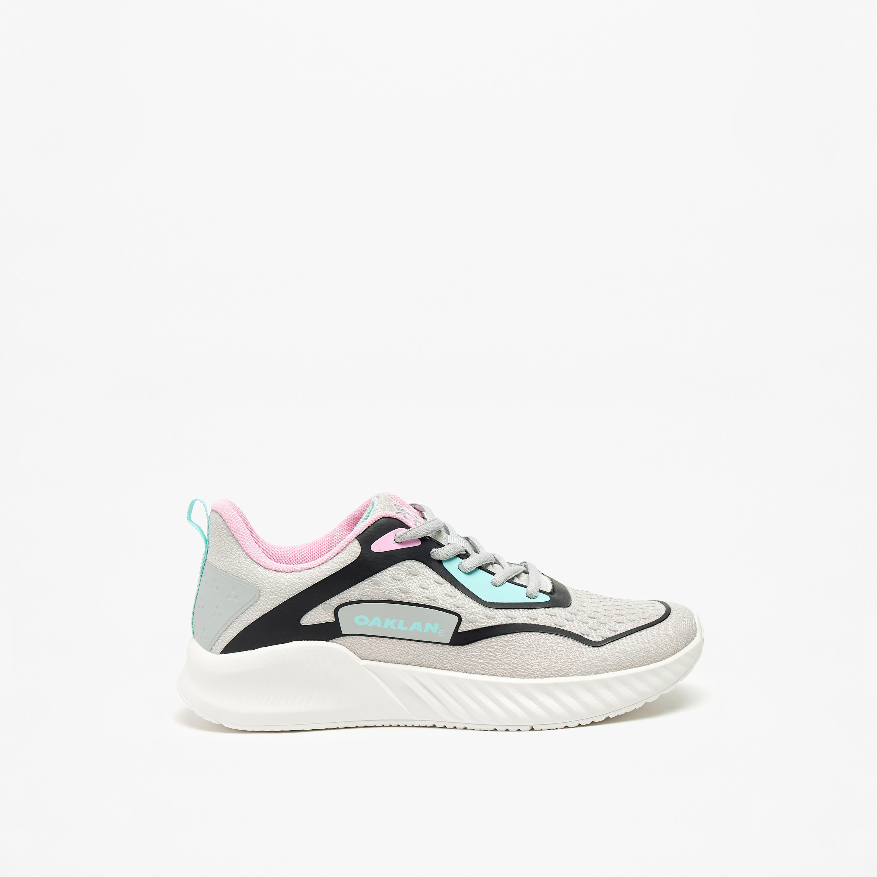 Oaklan by Shoexpress Panelled Walking Shoes with Lace-Up Closure-women-shoes-sneakers-image-23