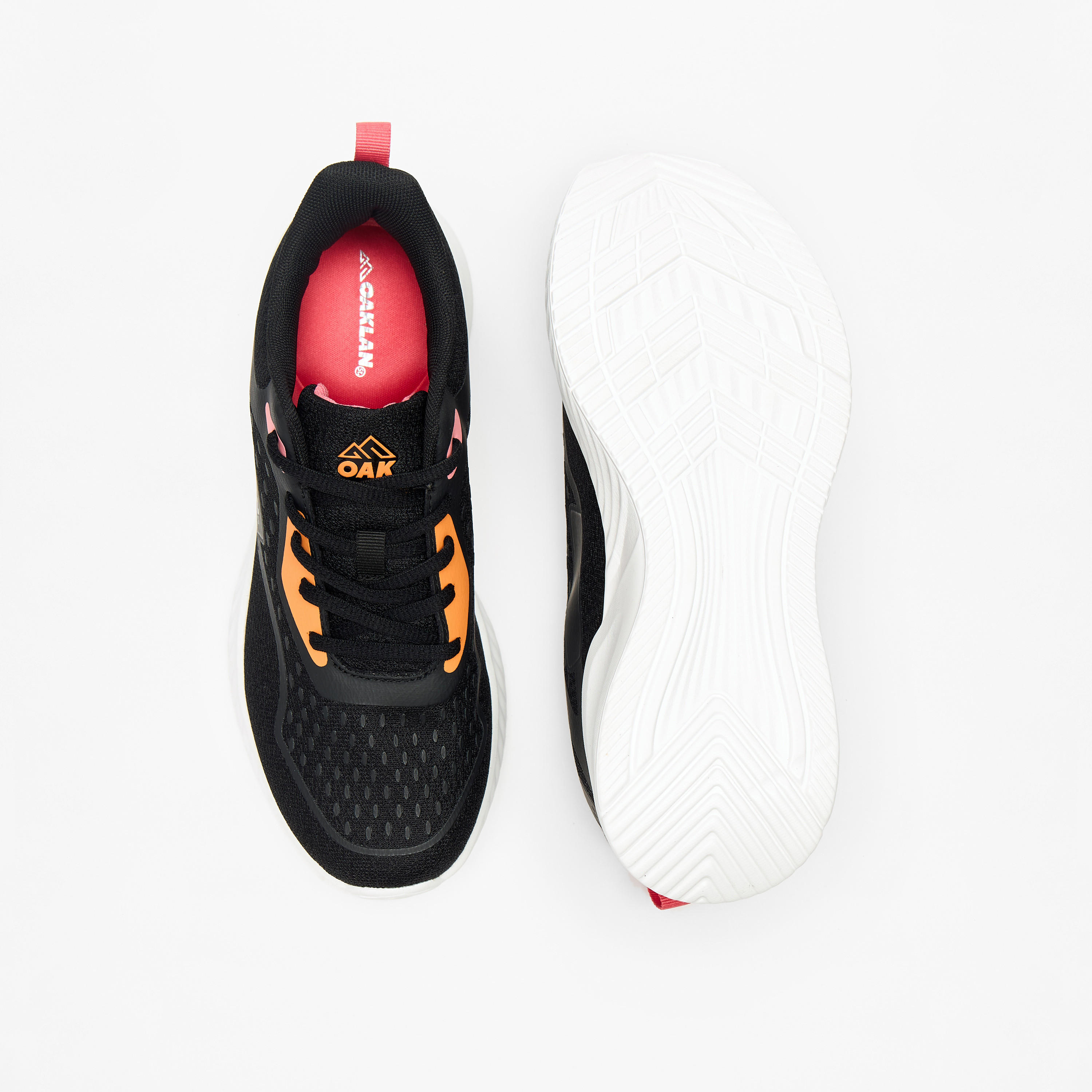 Oaklan by Shoexpress Panelled Walking Shoes with Lace-Up Closure-women-shoes-sneakers-image-9
