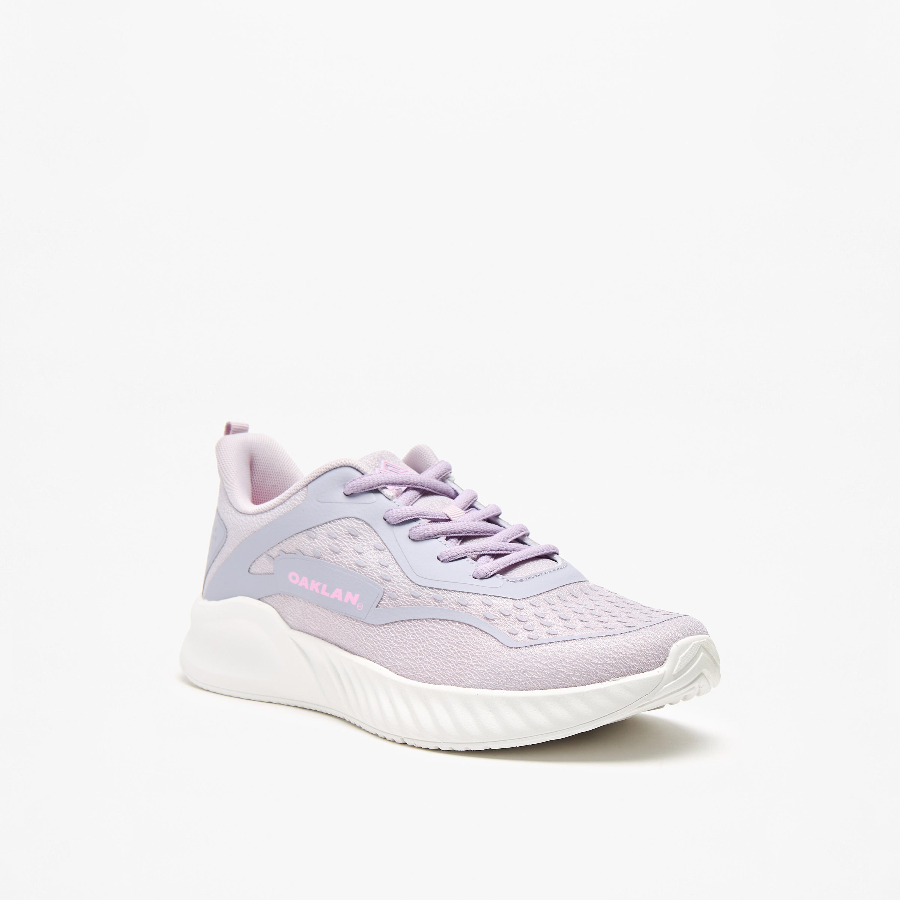 Oaklan by Shoexpress Panelled Walking Shoes with Lace-Up Closure-women-shoes-sneakers-image-16