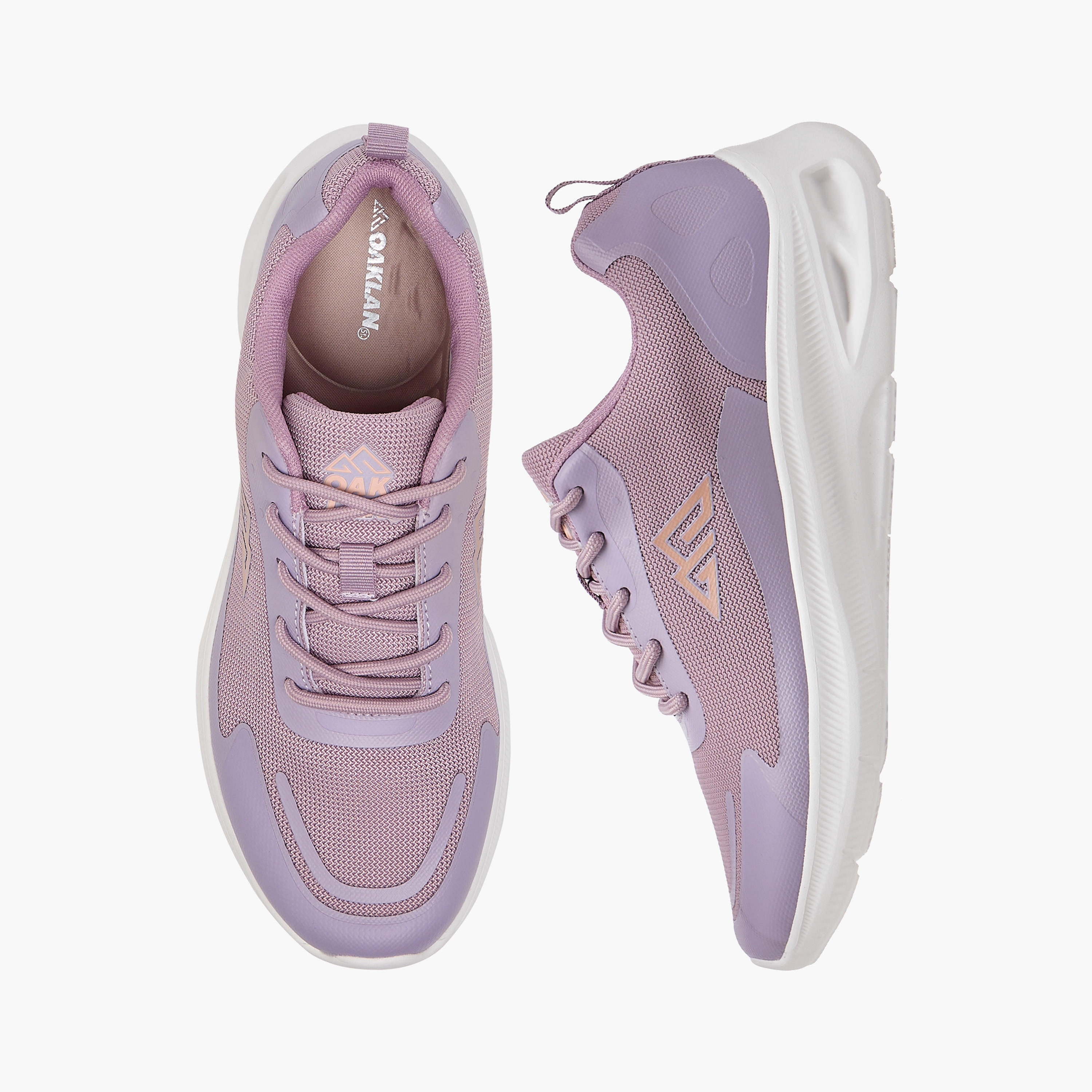 Oaklan by Shoexpress Textured Sports Shoes with Lace-Up Closure-women-shoes-sneakers-image-1