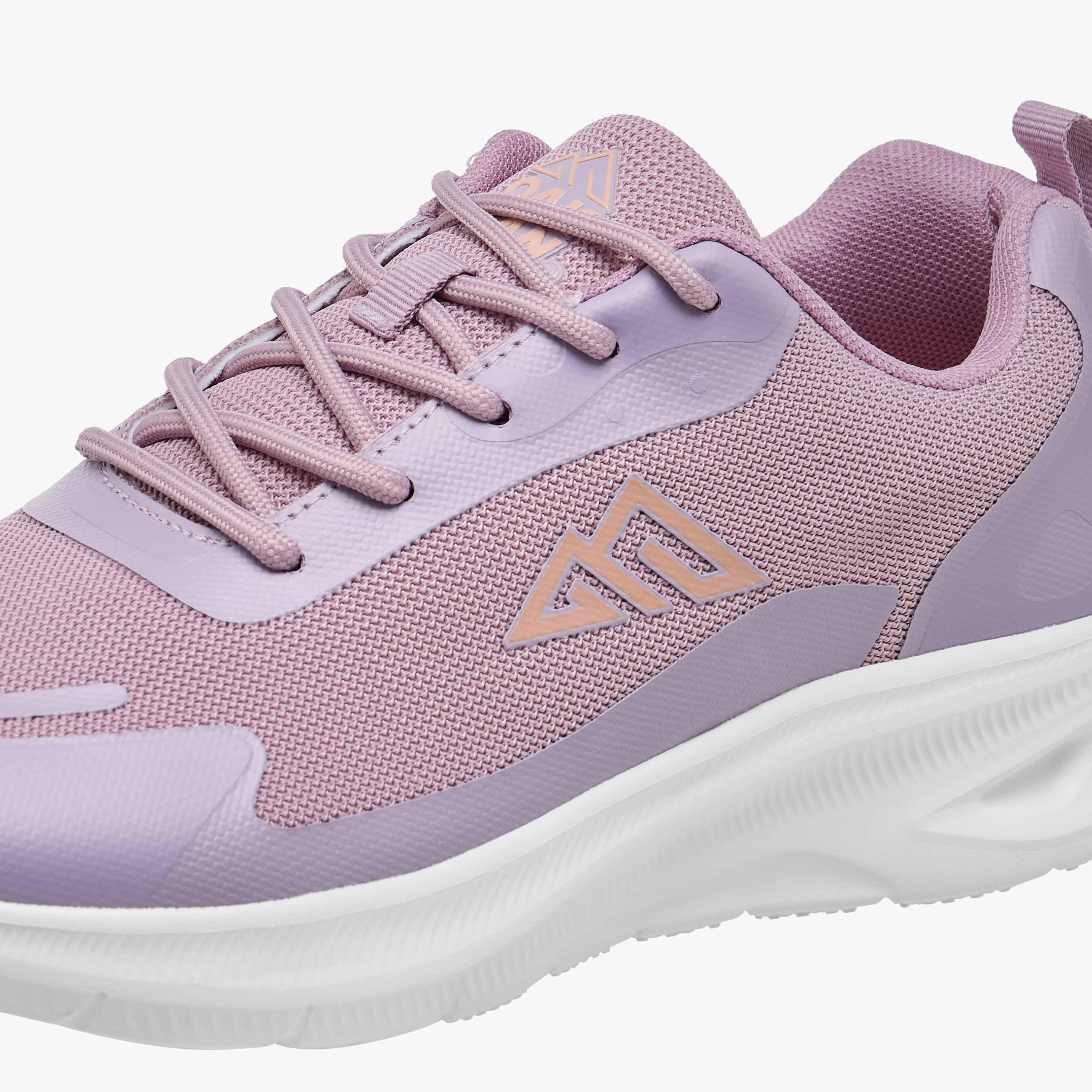 Oaklan by Shoexpress Textured Sports Shoes with Lace-Up Closure-women-shoes-sneakers-image-4