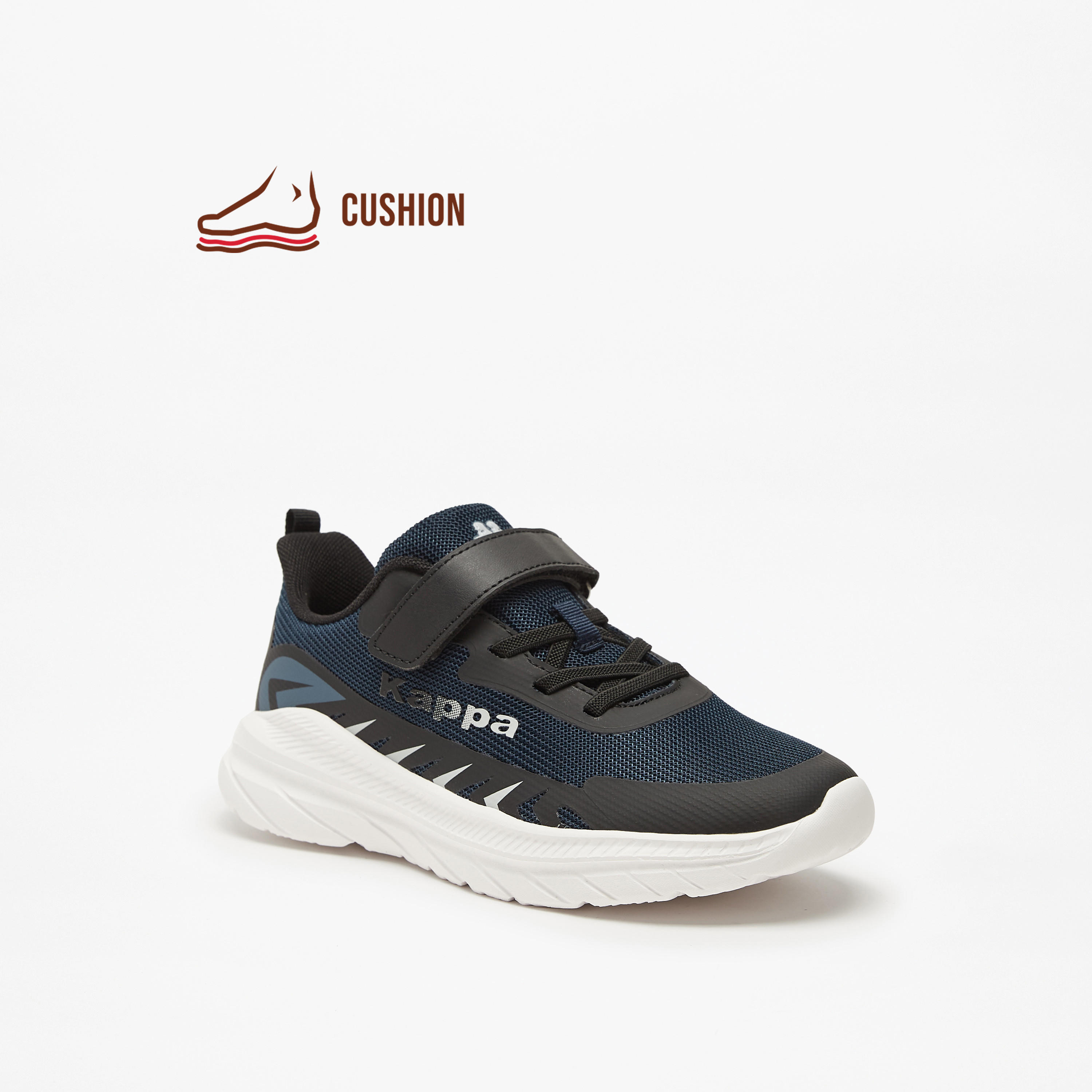 Kappa Boys' Mesh Sports Shoes with Hook and Loop Closure-boys-shoes-sneakers-image-1