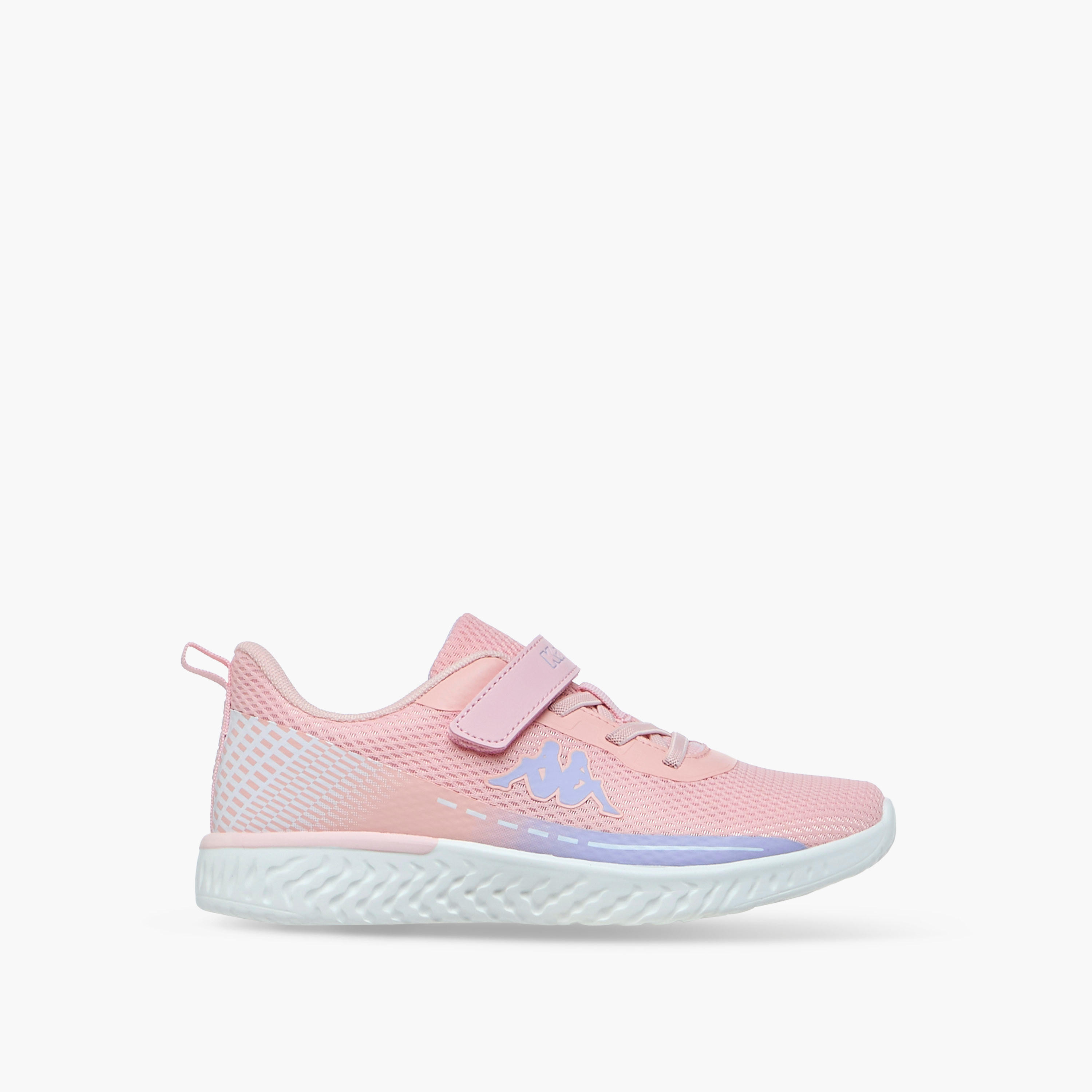 Kappa Girls Panelled Hook & Loop Breathable Walking Shoes-girls-shoes-sports-image-3