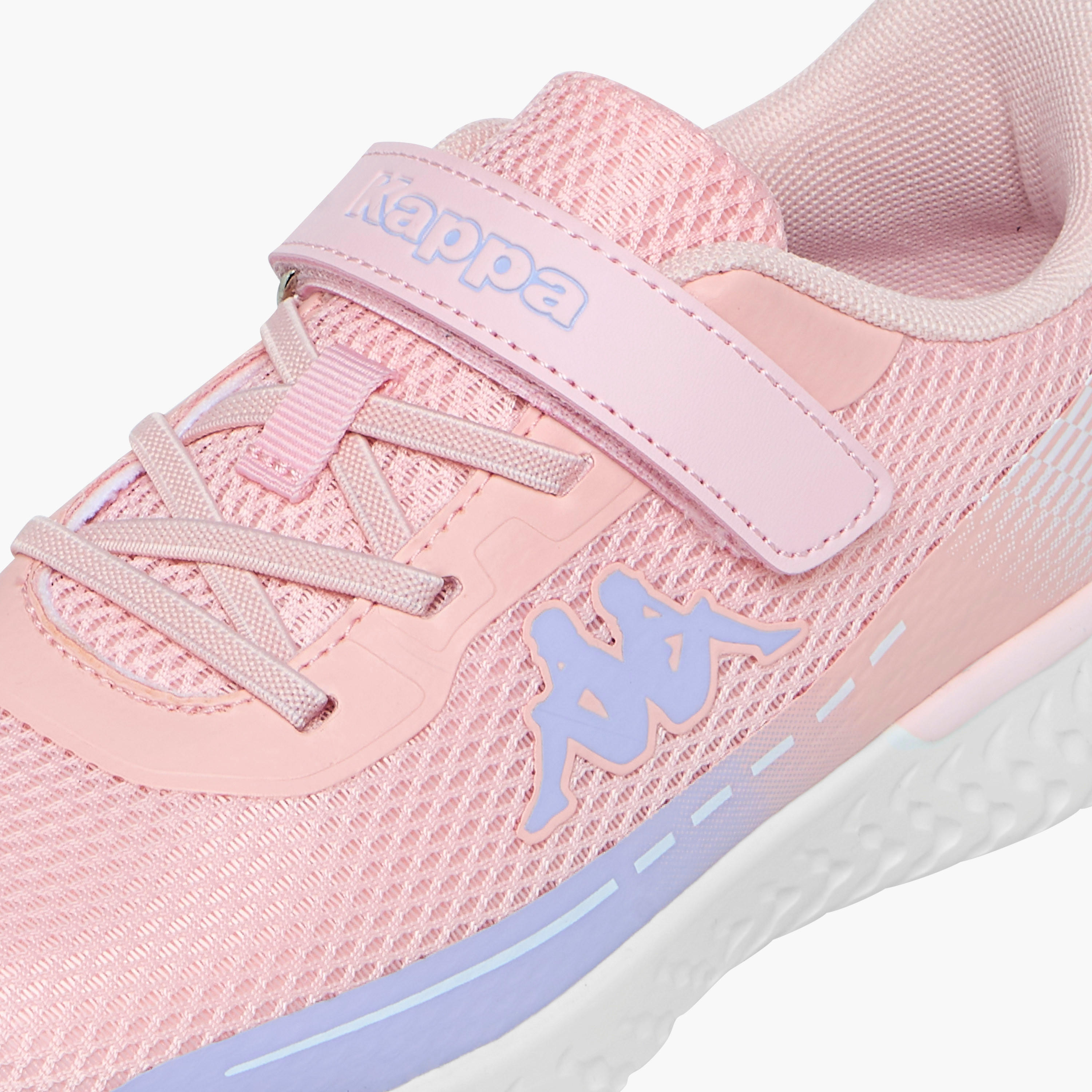 Kappa Girls Panelled Hook & Loop Breathable Walking Shoes-girls-shoes-sports-image-4
