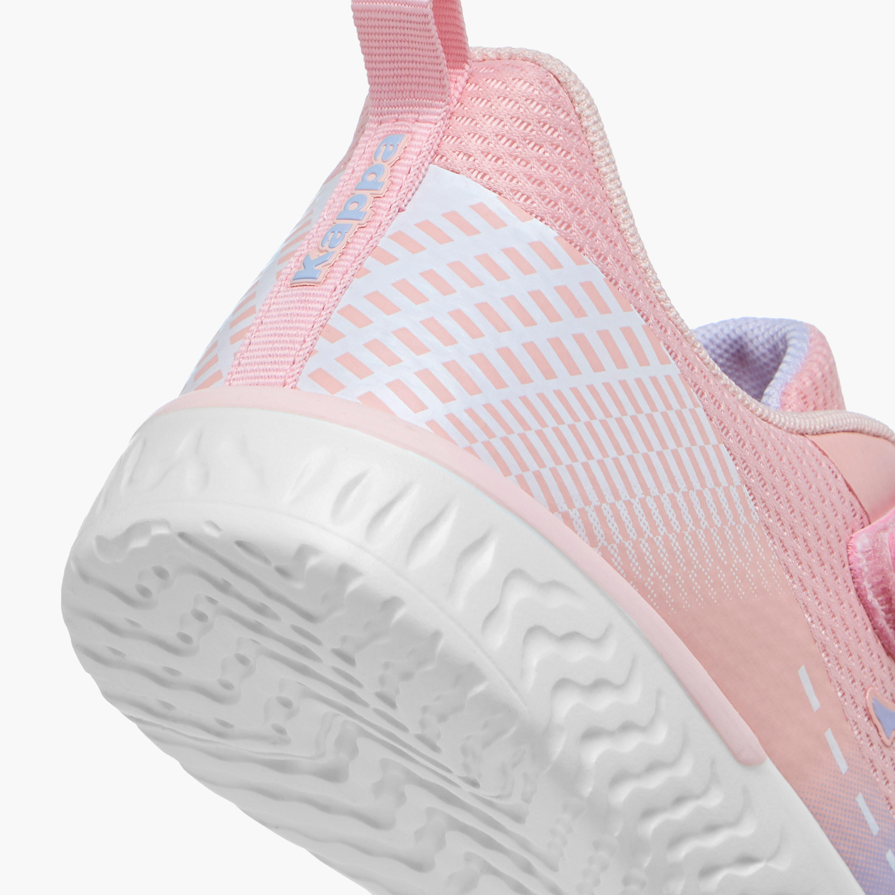 Kappa Girls Panelled Hook & Loop Breathable Walking Shoes-girls-shoes-sports-image-5