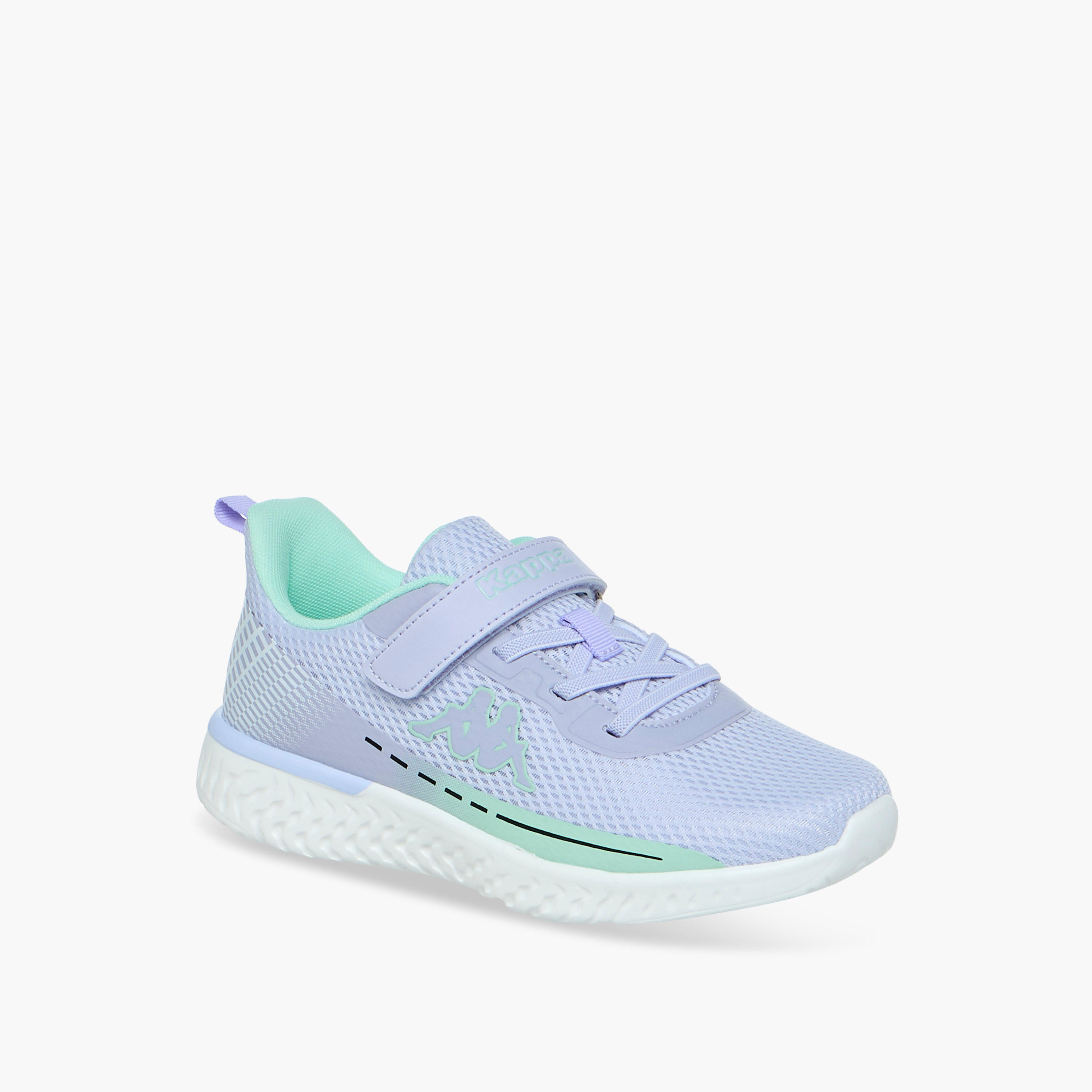 Kappa Girls Panelled Hook & Loop Breathable Walking Shoes-girls-shoes-sports-image-2