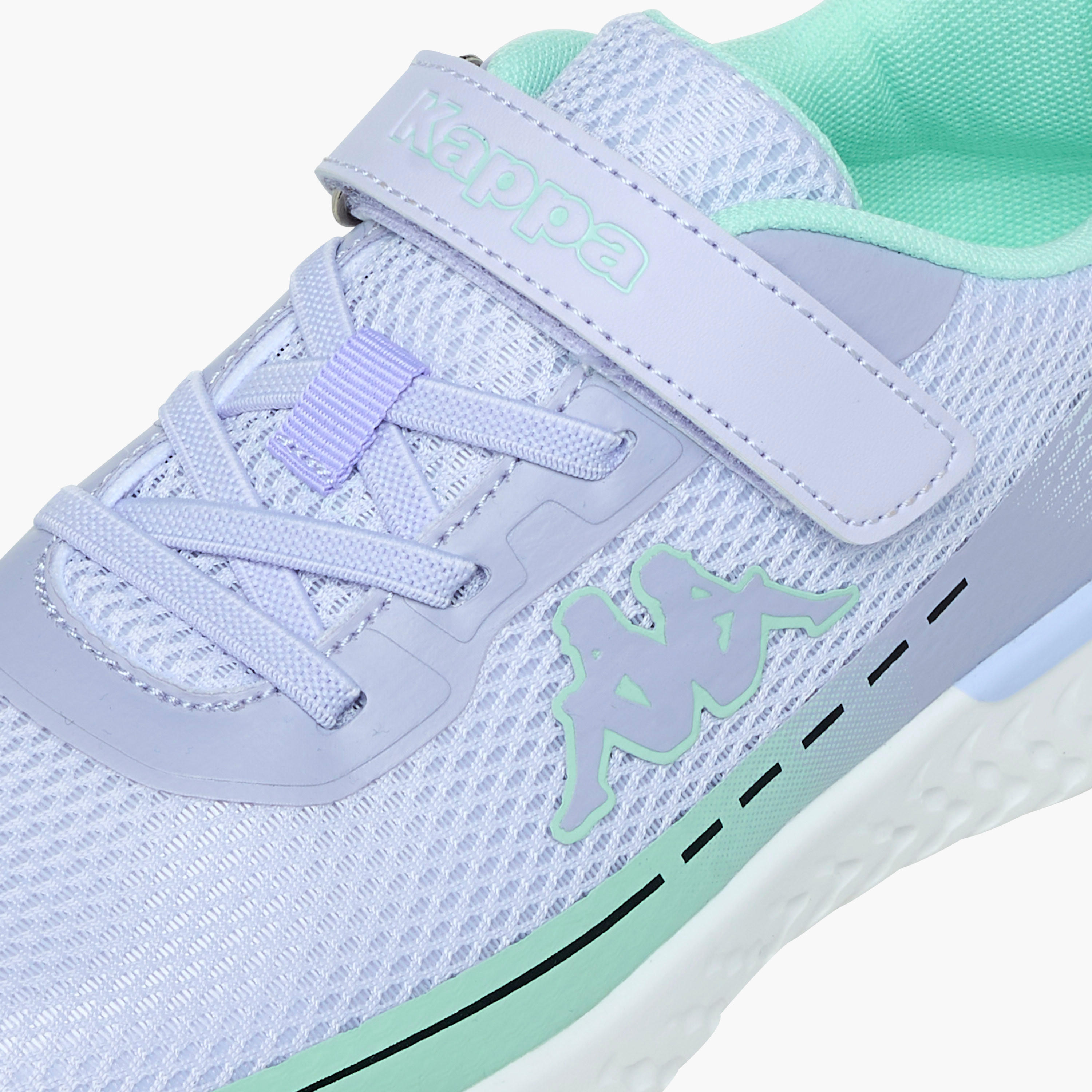 Kappa Girls Panelled Hook & Loop Breathable Walking Shoes-girls-shoes-sports-image-4