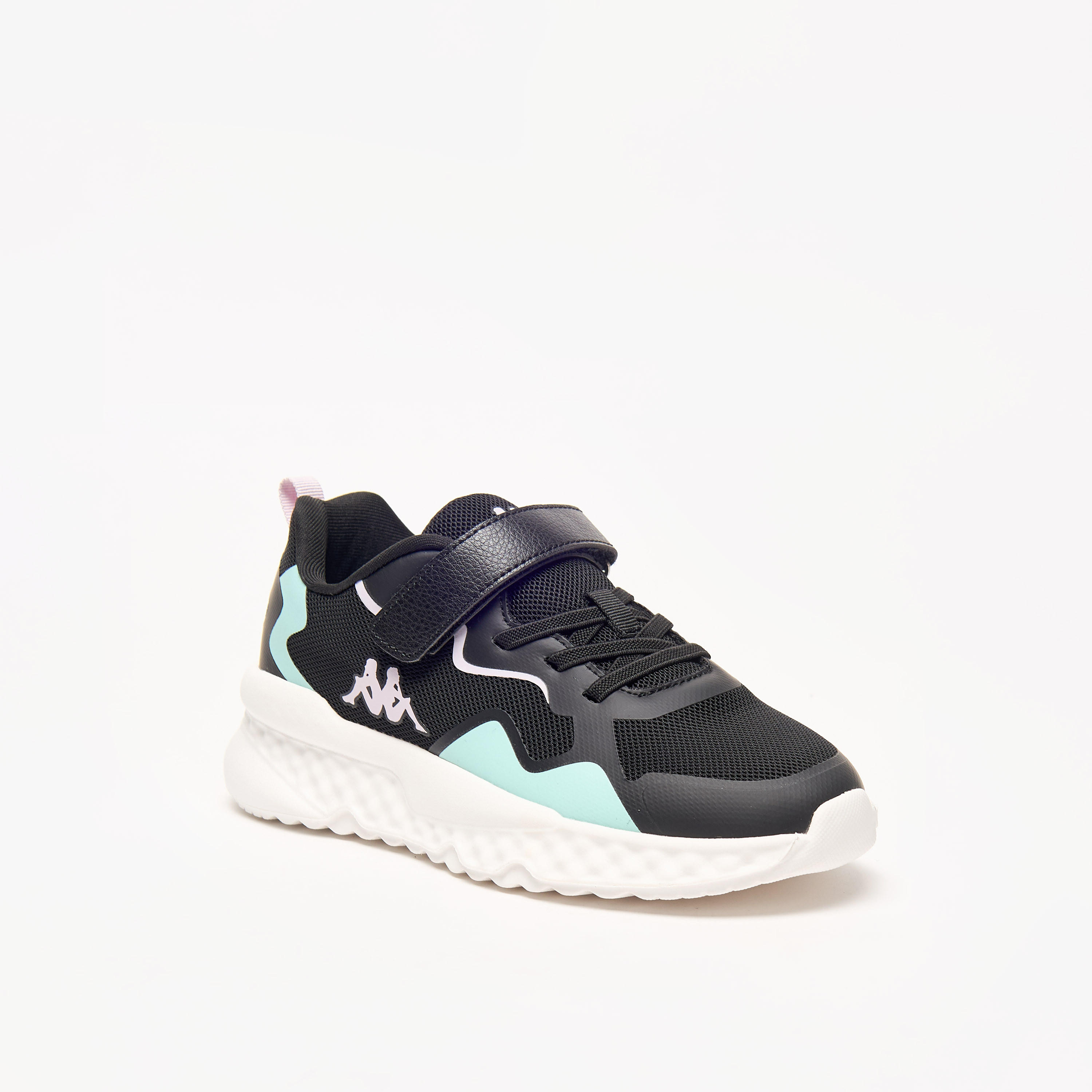 Kappa Girls' Logo Detail Sports Shoes with Hook and Loop Closure-girls-shoes-sports-image-1