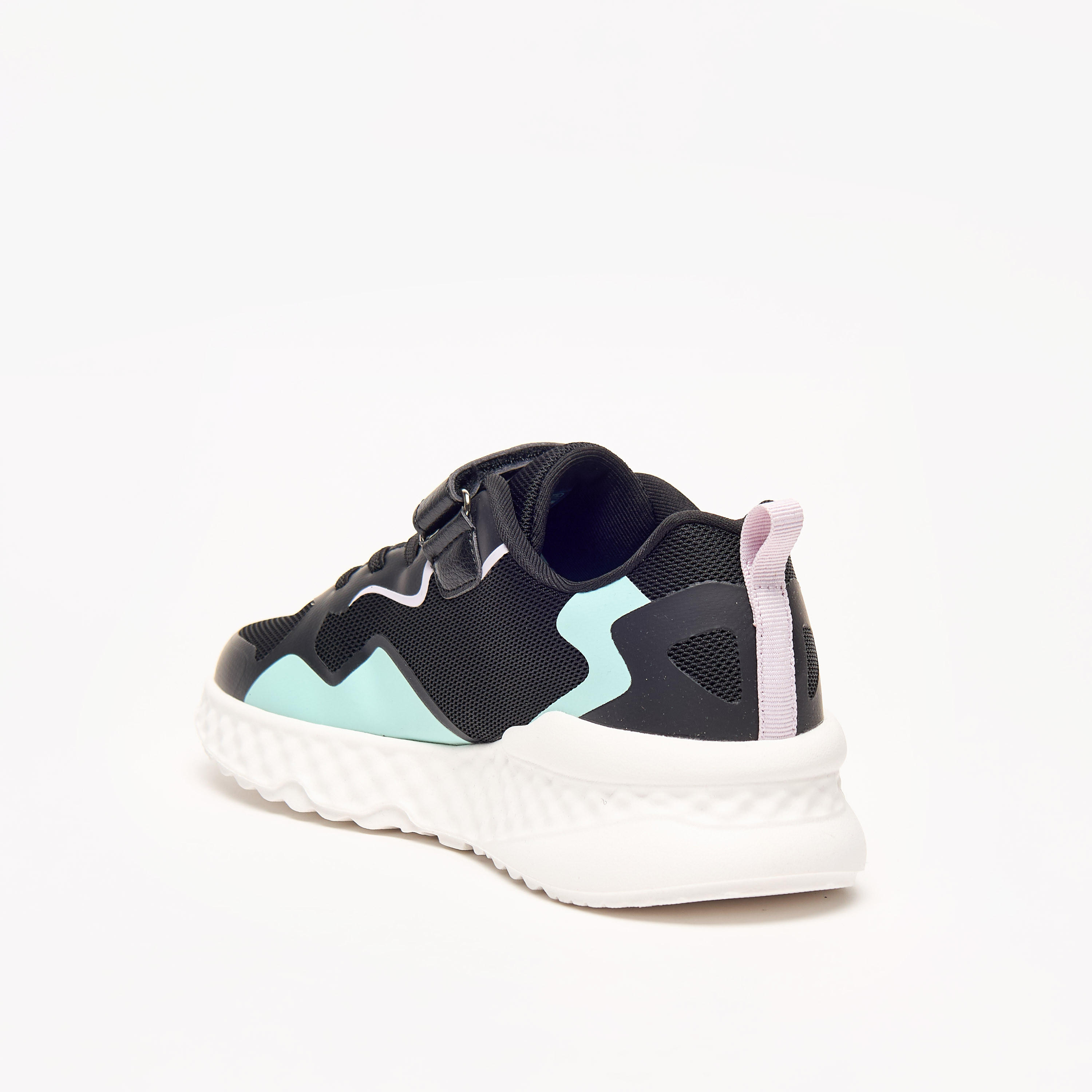 Kappa Girls' Logo Detail Sports Shoes with Hook and Loop Closure-girls-shoes-sports-image-2