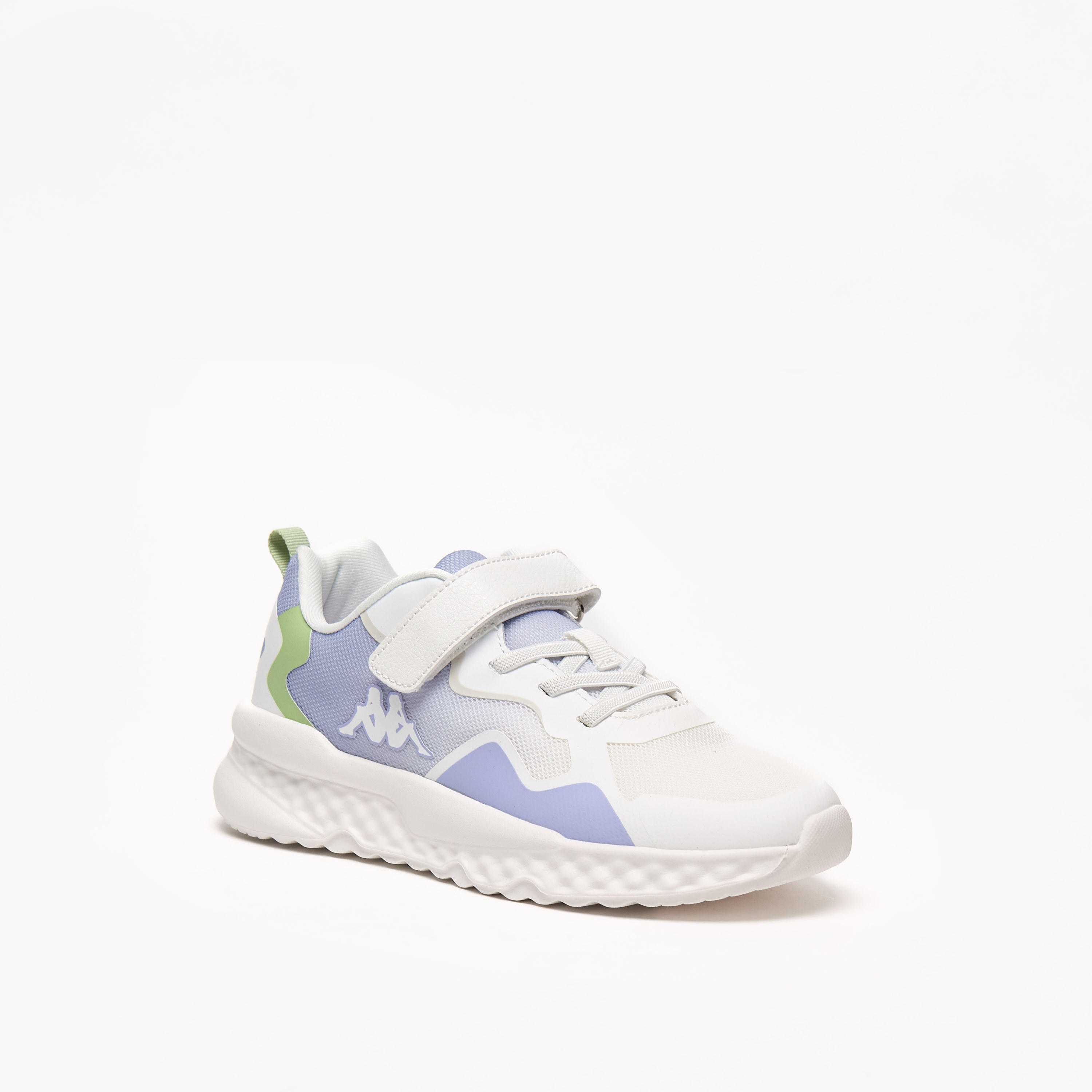 Kappa Girls' Logo Detail Sports Shoes with Hook and Loop Closure-girls-shoes-sports-image-1