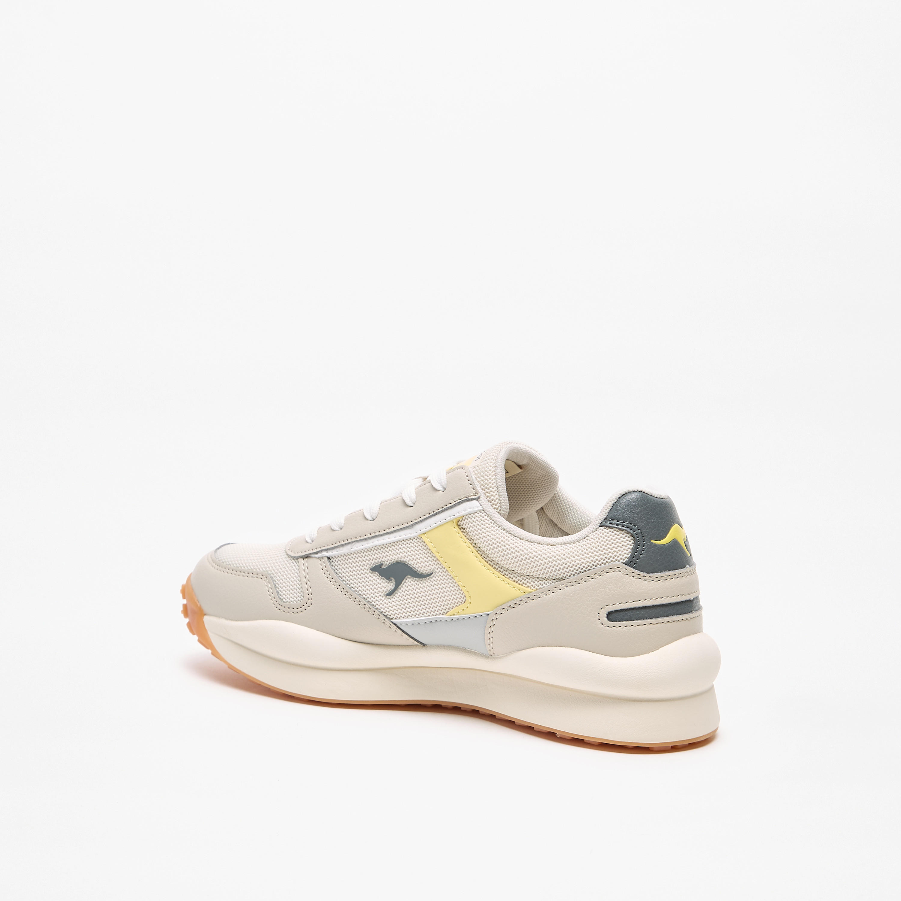 KangaROOS Women's Panelled Lace-Up Sports Shoes with Cushioning-women-shoes-sneakers-image-2