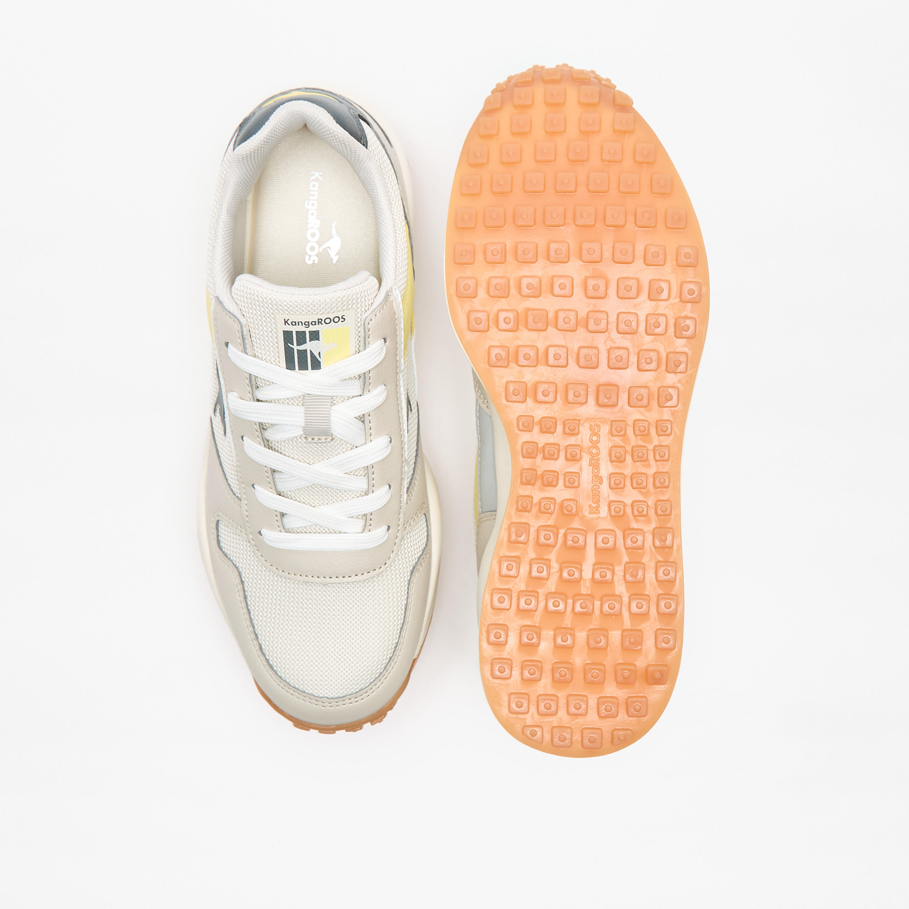 KangaROOS Women's Panelled Lace-Up Sports Shoes with Cushioning-women-shoes-sneakers-image-4