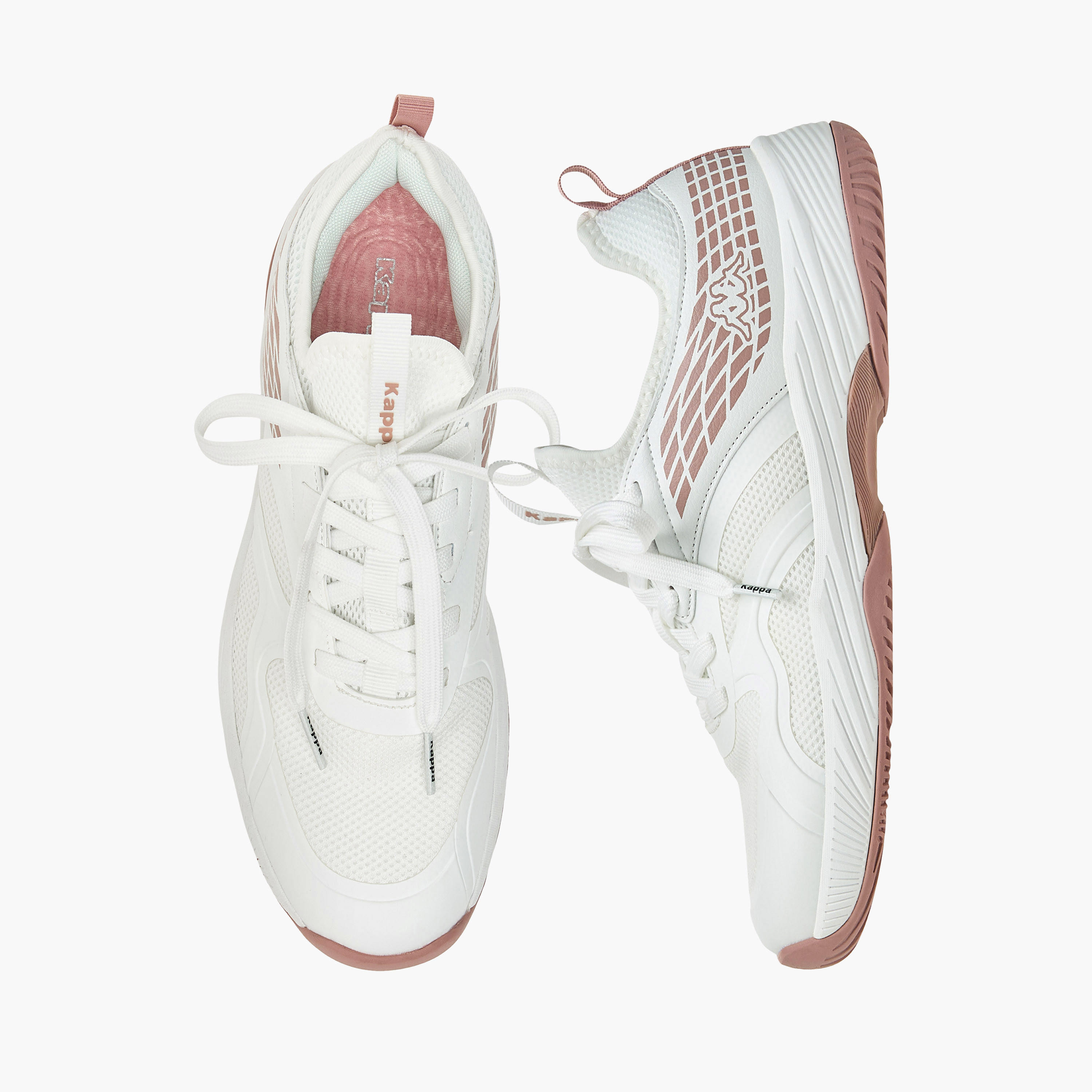 Kappa Women's Panelled Sports Shoes with Lace-Up Closure-women-shoes-sneakers-image-6