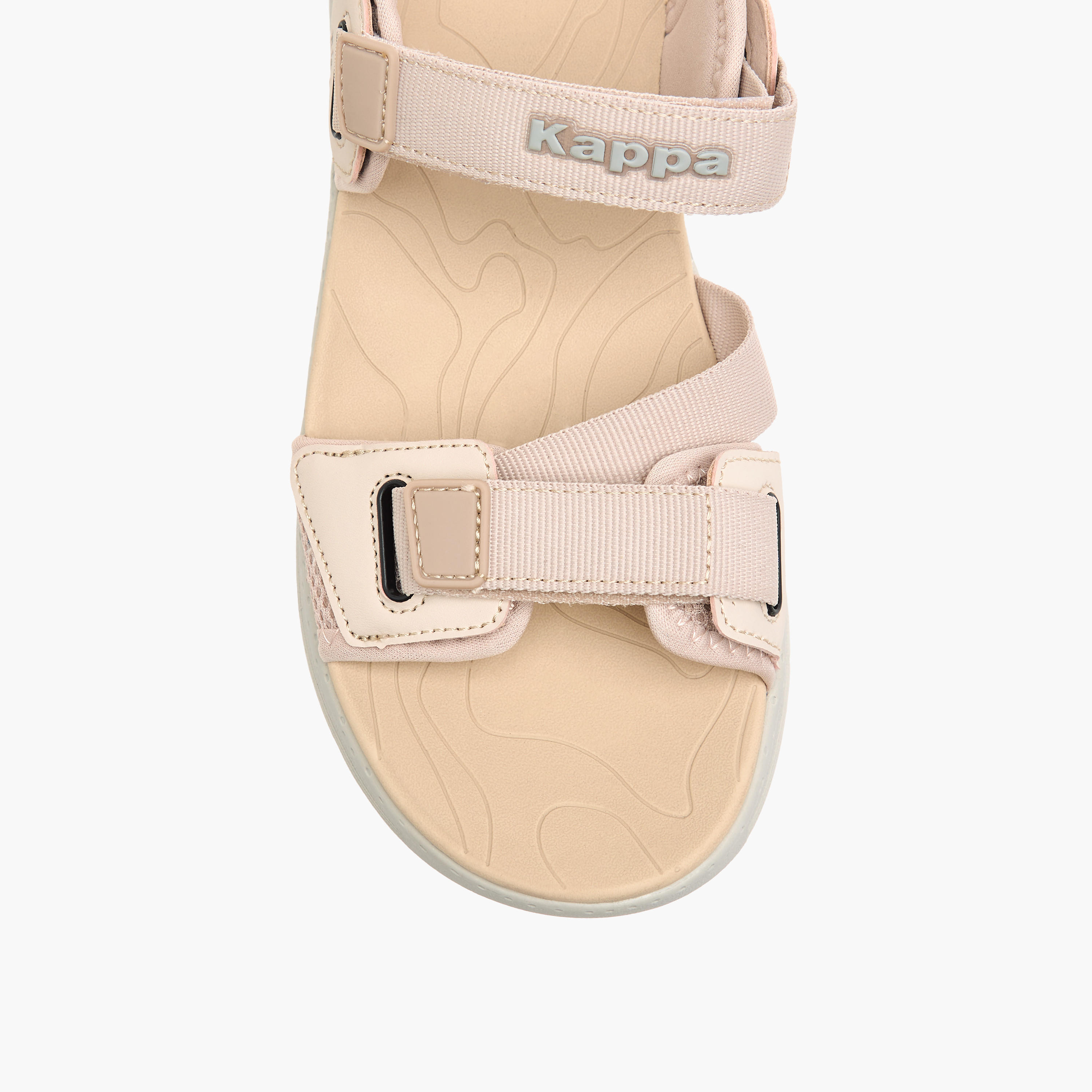 Kappa Women's Logo Detail Sandals with Hook and Loop Closure-women-shoes-sandals-floaters-image-3