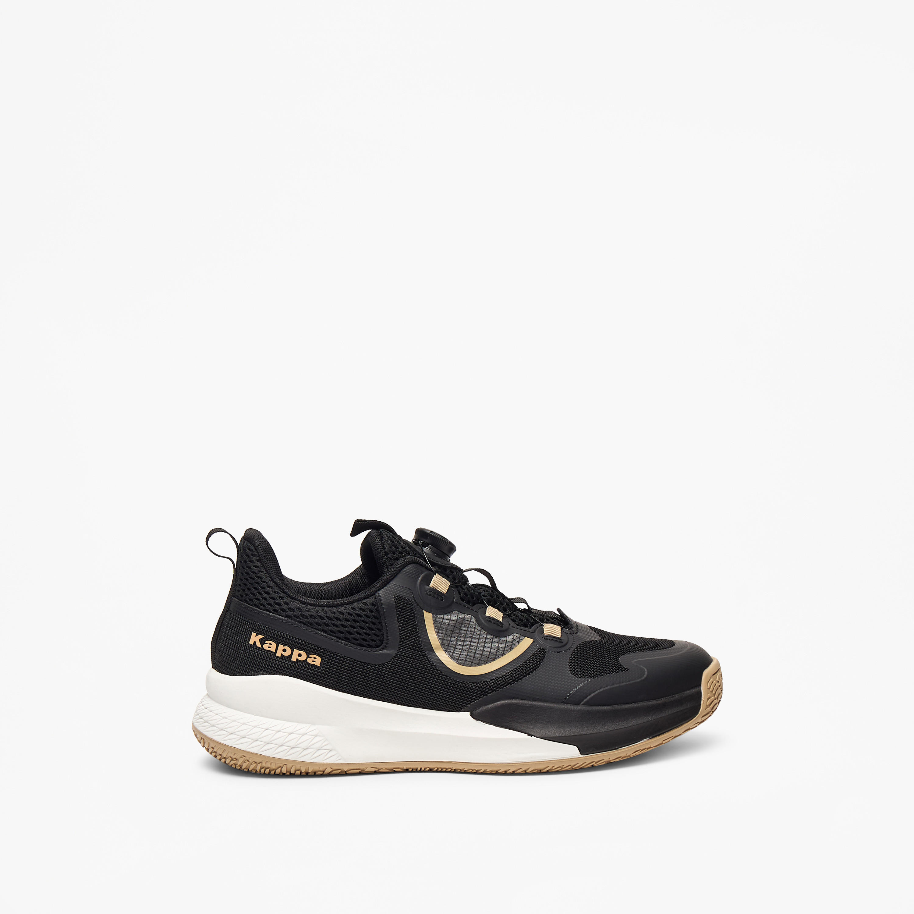 Kappa Men's Lace-Up Padel Sports Shoes with Rotating Buckle Closure-sports-men-shoes-image-3