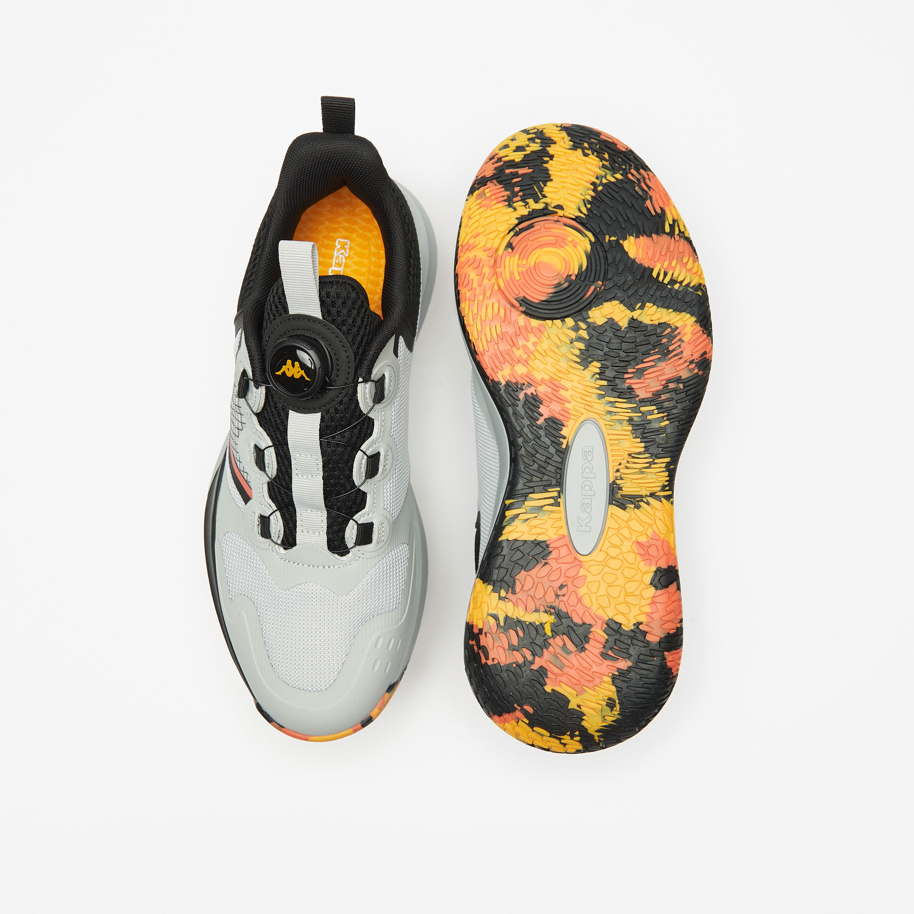 Kappa Men's Lace-Up Padel Sports Shoes with Rotating Buckle Closure-sports-men-shoes-image-4