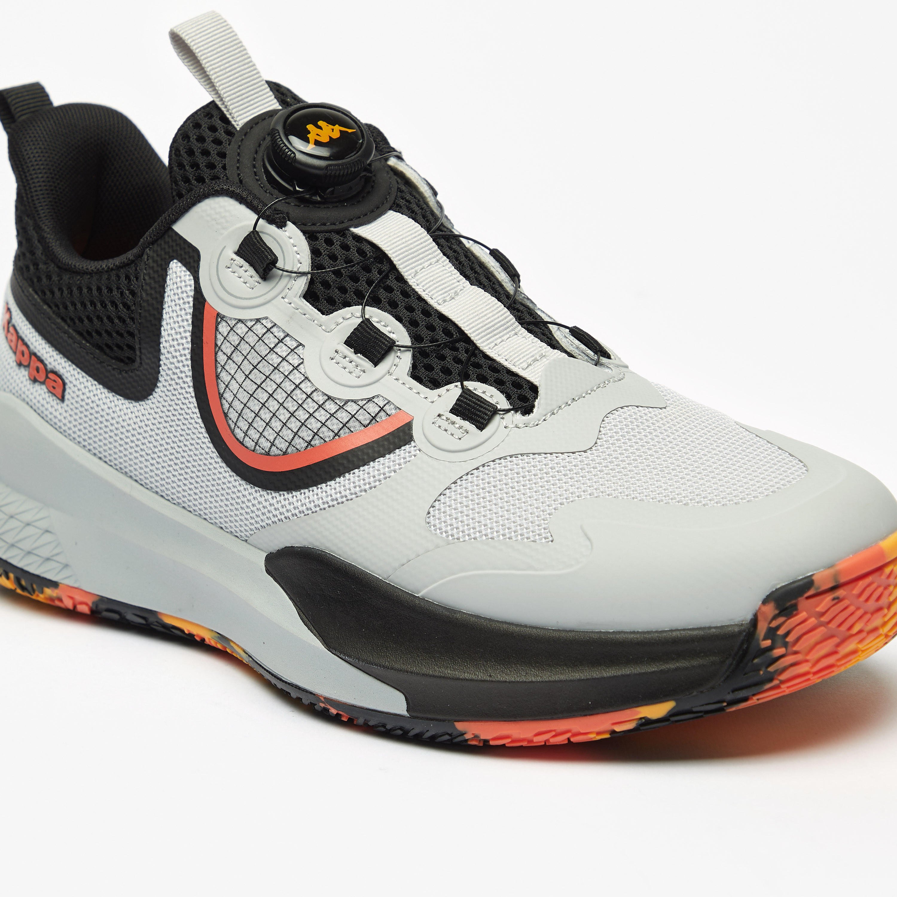 Kappa Men's Lace-Up Padel Sports Shoes with Rotating Buckle Closure-sports-men-shoes-image-5