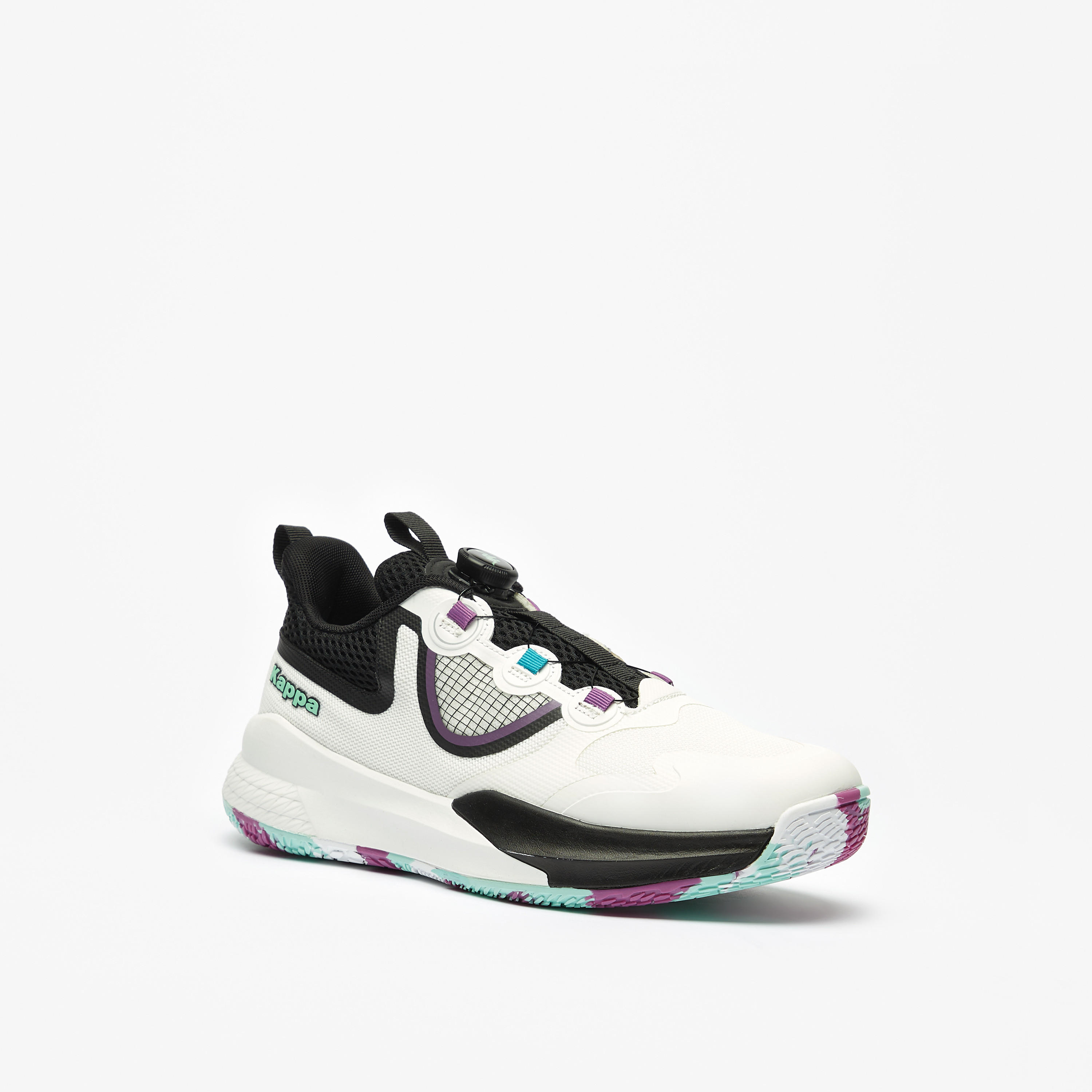 Kappa Men's Lace-Up Padel Sports Shoes with Rotating Buckle Closure-sports-men-shoes-image-1