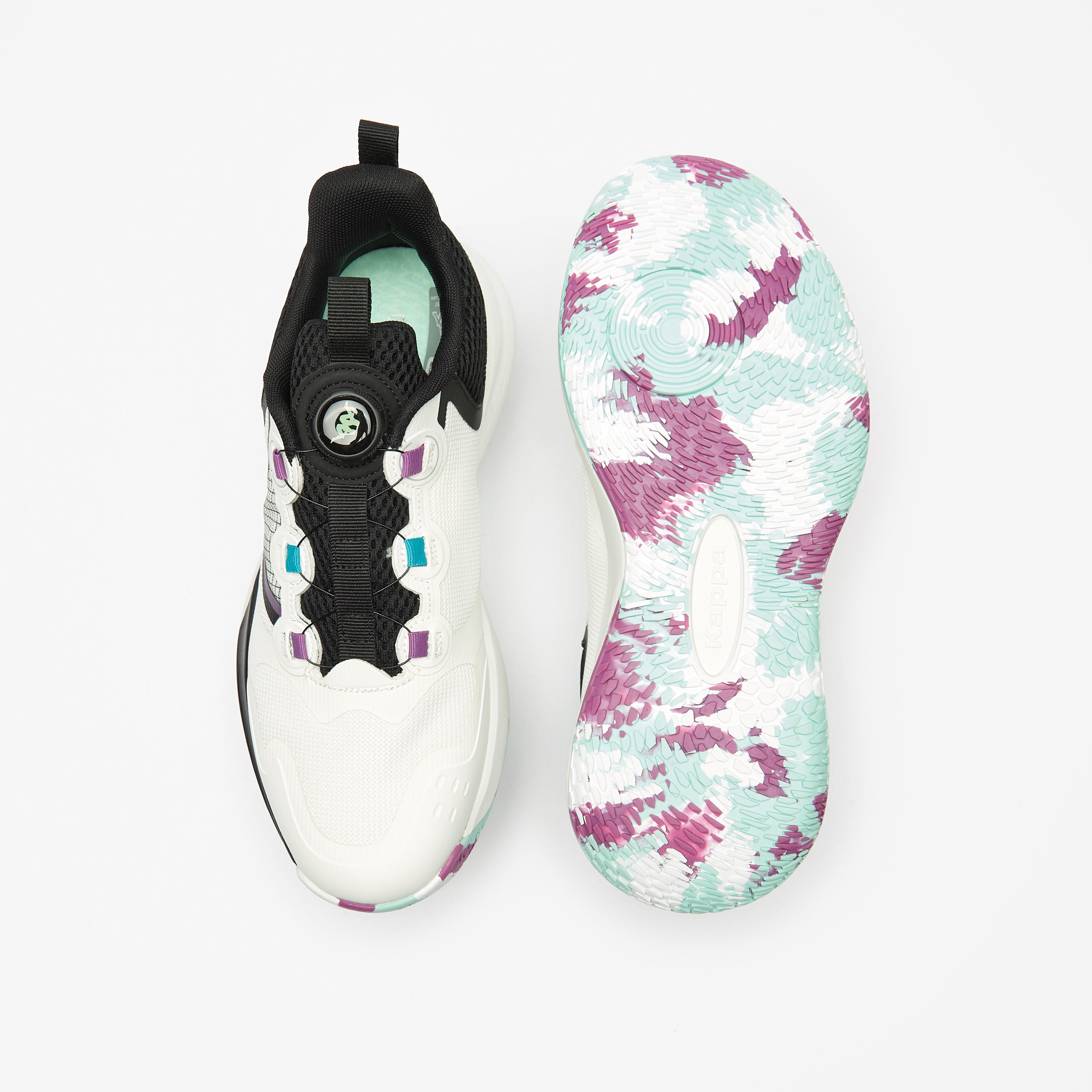 Kappa Men's Lace-Up Padel Sports Shoes with Rotating Buckle Closure-sports-men-shoes-image-4