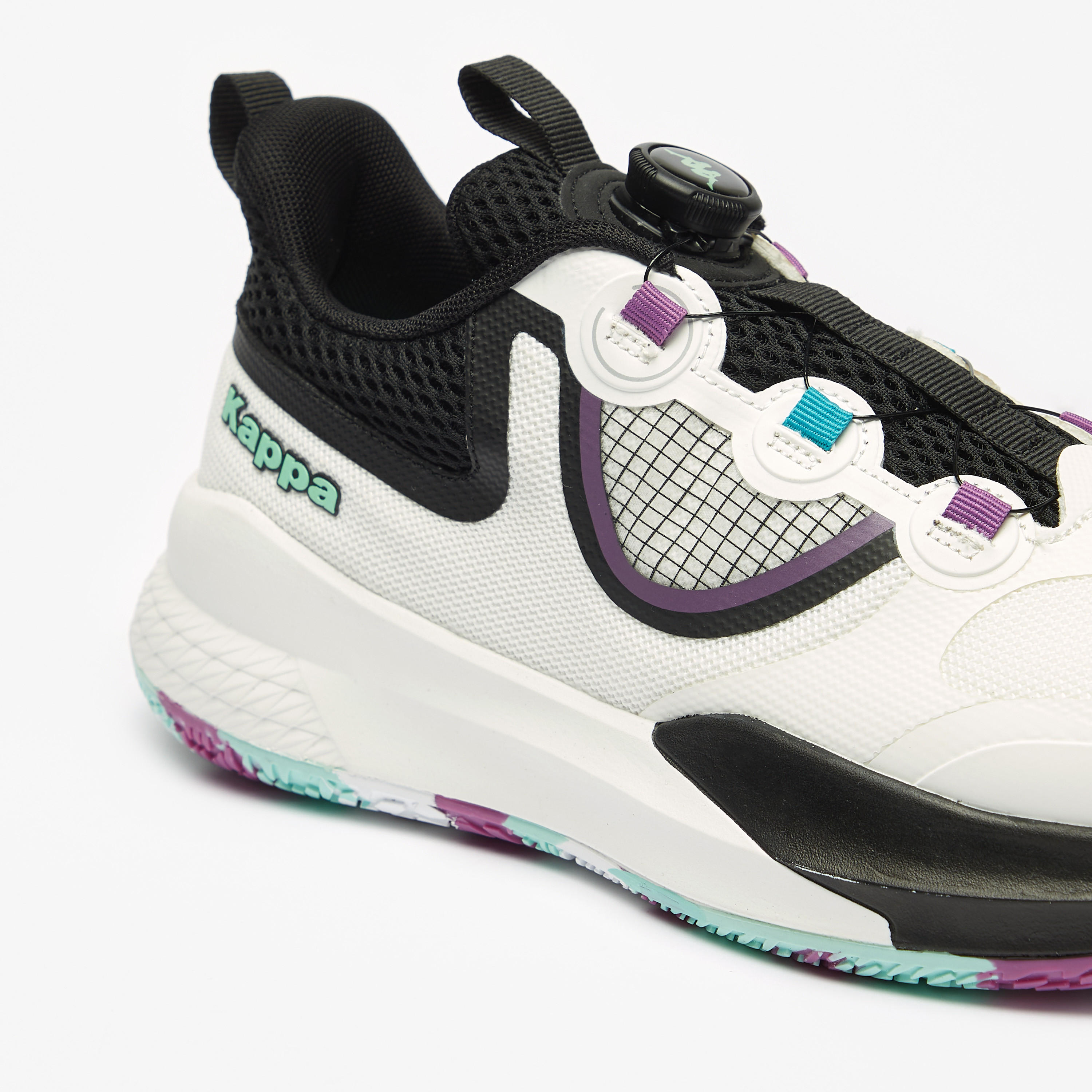 Kappa Men's Lace-Up Padel Sports Shoes with Rotating Buckle Closure-sports-men-shoes-image-5