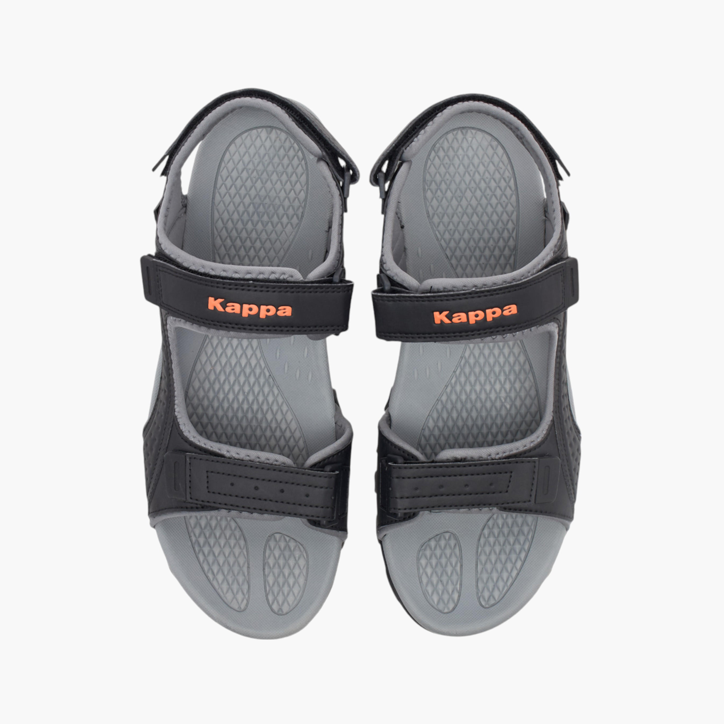 Kappa Men's Solid Sandals with Hook and Loop Closure-men-shoes-sandals-image-1