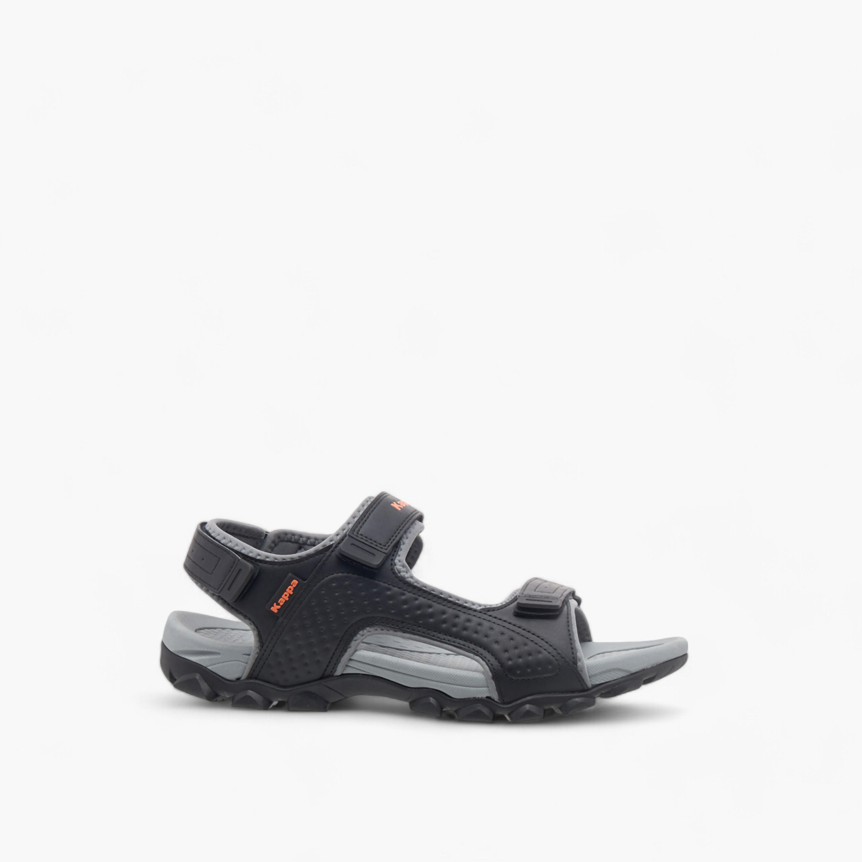 Kappa Men's Solid Sandals with Hook and Loop Closure-men-shoes-sandals-image-2